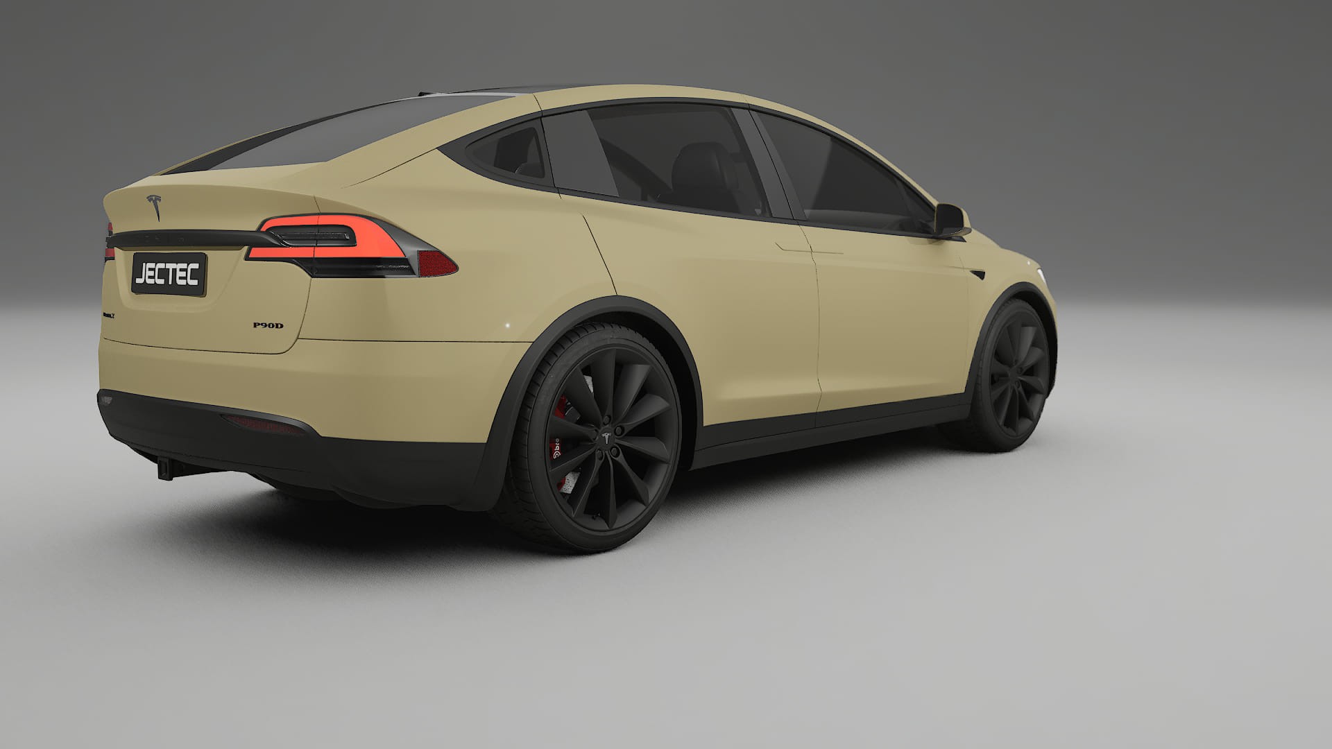 Tesla Model X TPU Lackskyddsfilm | SAND Färgskiftande PPF – Komplett Förskuret Kit
