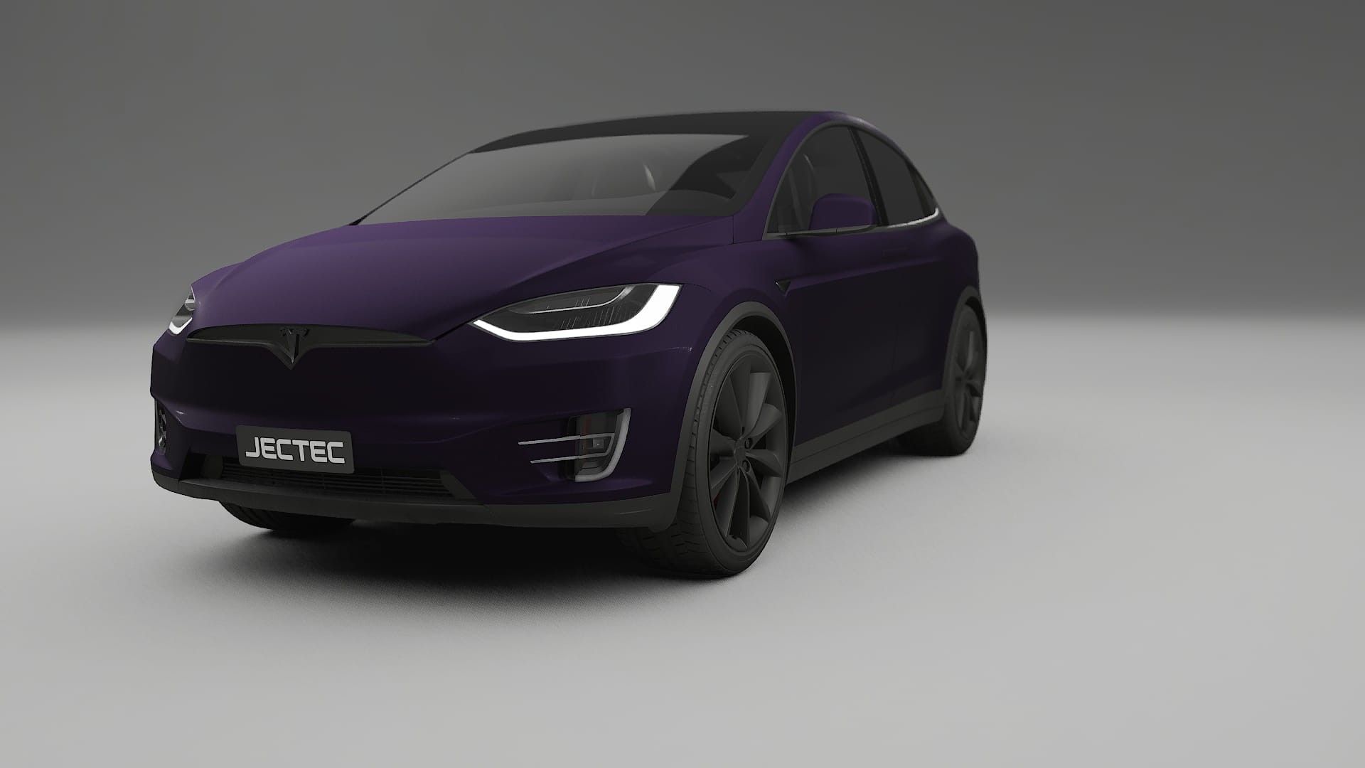 Tesla Model X TPU Lackskyddsfilm | VIOLET Färgskiftande PPF – Komplett Förskuret Kit