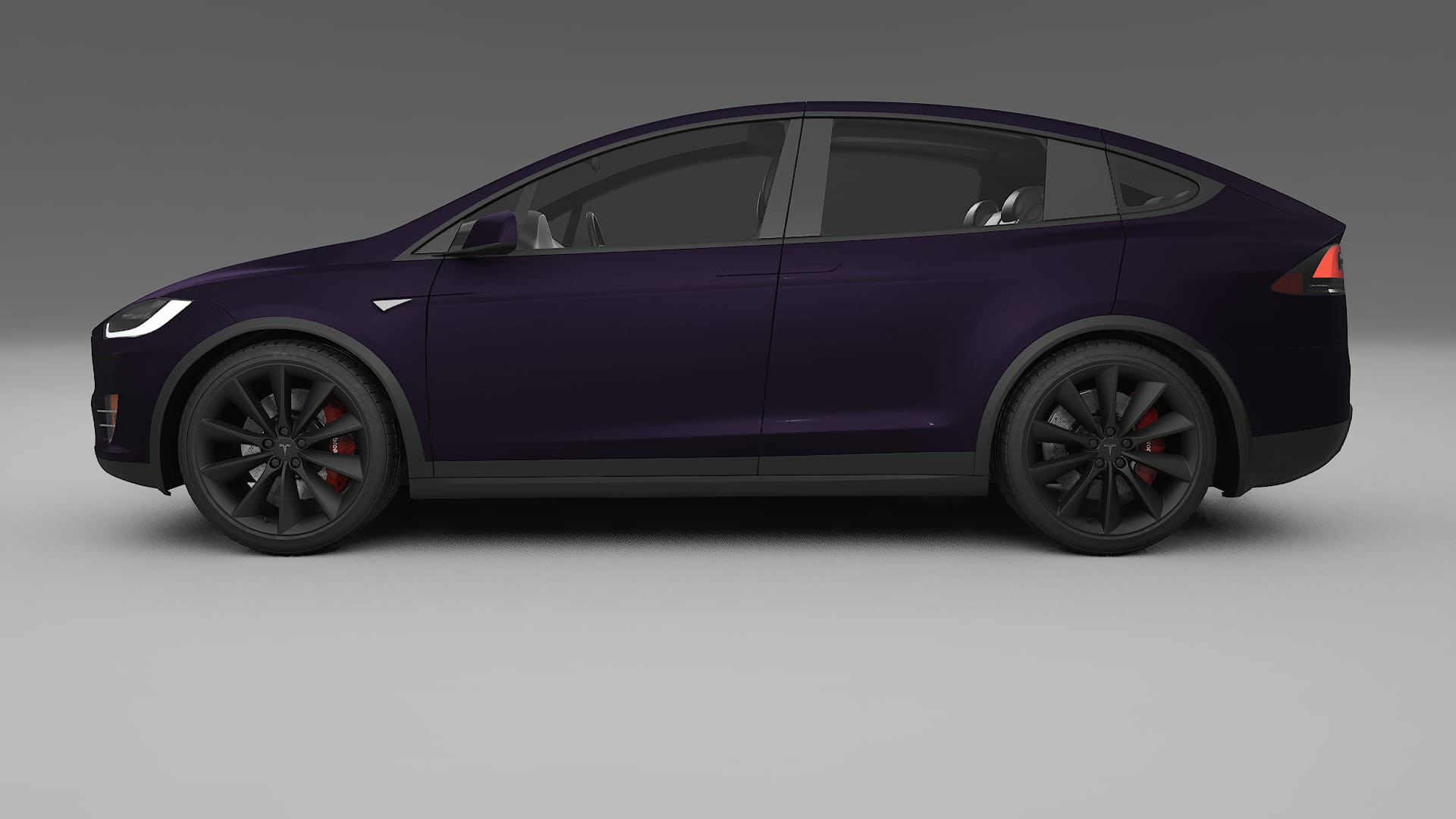 Tesla Model X TPU Lackskyddsfilm | VIOLET Färgskiftande PPF – Komplett Förskuret Kit
