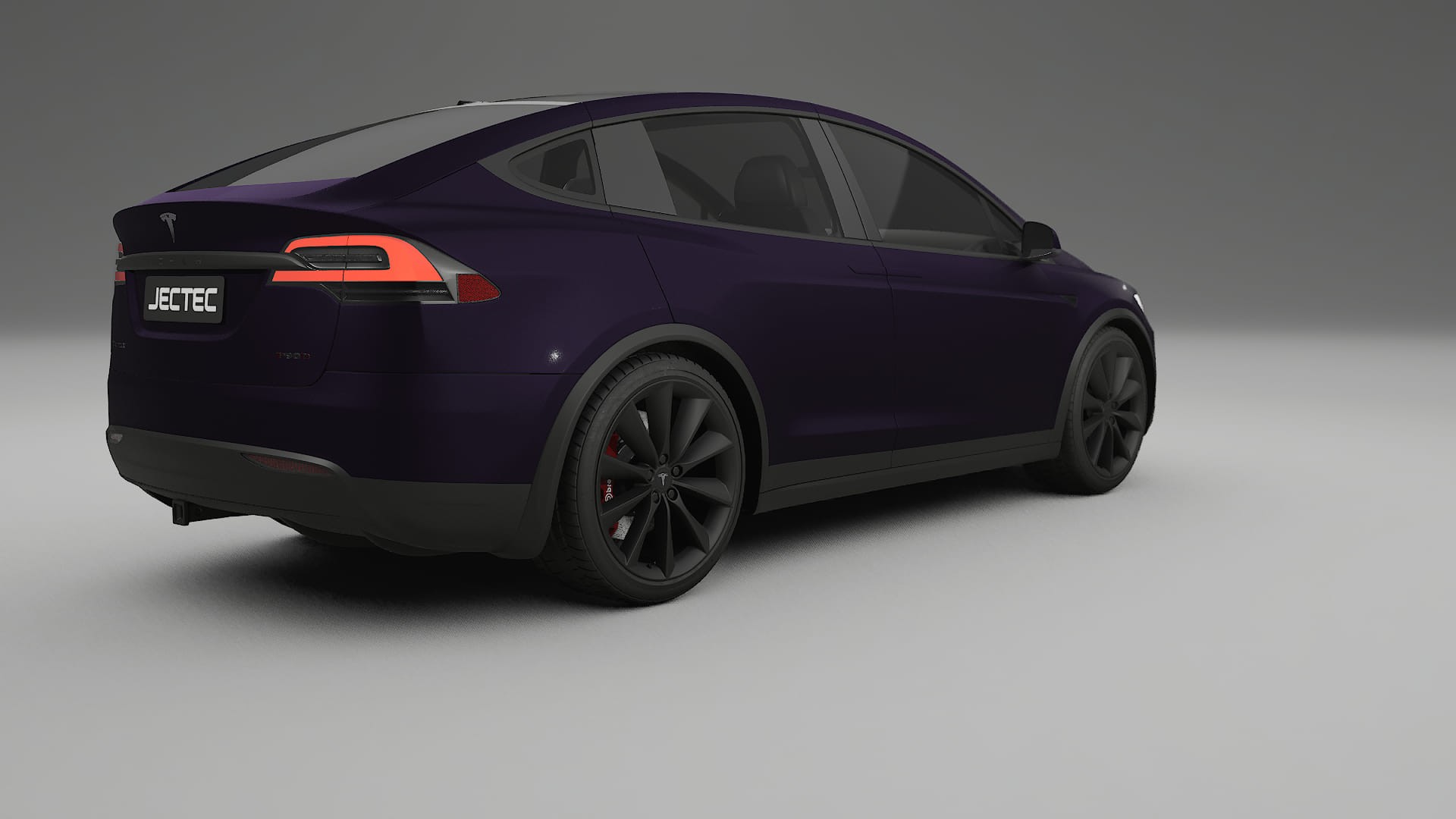 Tesla Model X TPU Lackskyddsfilm | VIOLET Färgskiftande PPF – Komplett Förskuret Kit