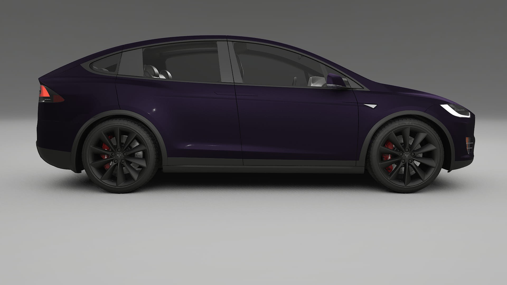 Tesla Model X TPU Lackskyddsfilm | VIOLET Färgskiftande PPF – Komplett Förskuret Kit