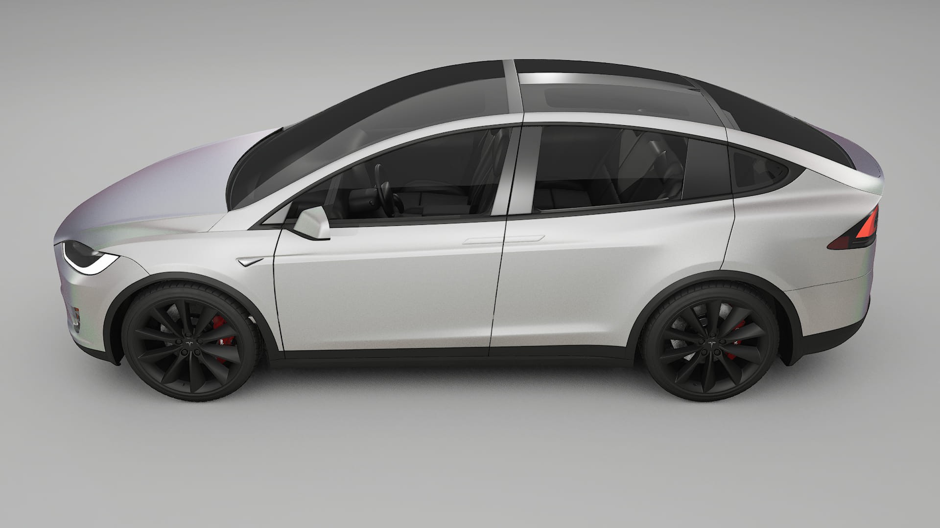 Tesla Model X TPU Lackskyddsfilm | NEBULA Färgskiftande PPF – Komplett Förskuret Kit