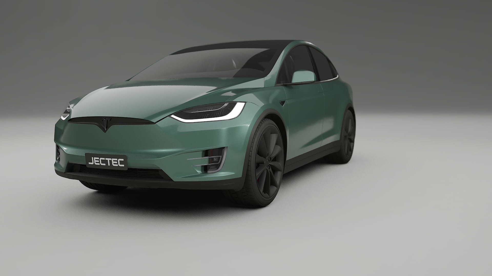 Tesla Model X TPU Lackskyddsfilm | EVERGREEN Färgskiftande PPF – Komplett Förskuret Kit