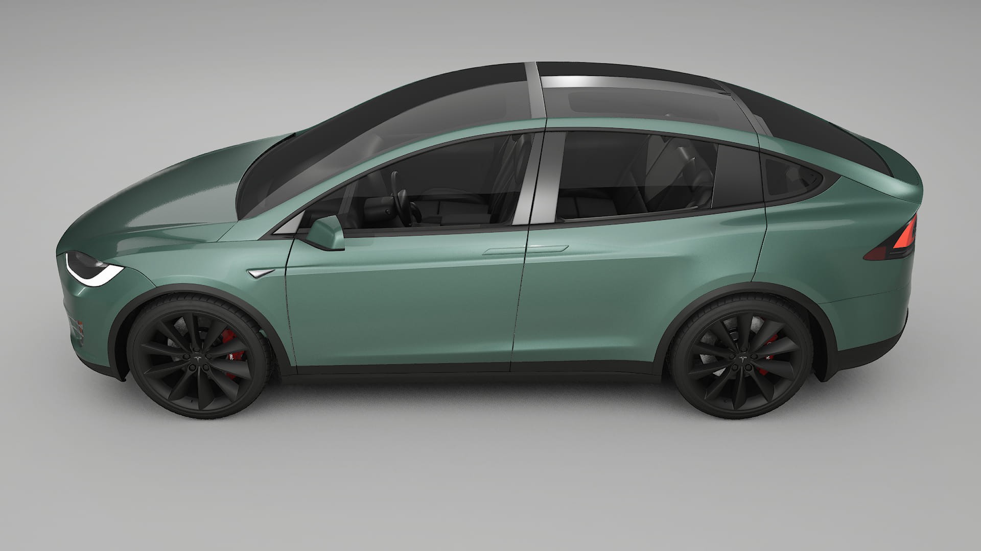 Tesla Model X TPU Lackskyddsfilm | EVERGREEN Färgskiftande PPF – Komplett Förskuret Kit