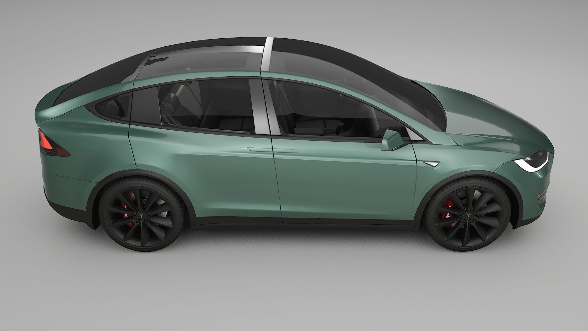 Tesla Model X TPU Lackskyddsfilm | EVERGREEN Färgskiftande PPF – Komplett Förskuret Kit