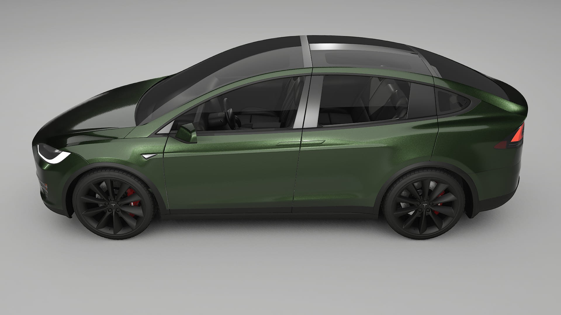 Tesla Model X TPU Lackskyddsfilm | LAGOON Färgskiftande PPF – Komplett Förskuret Kit