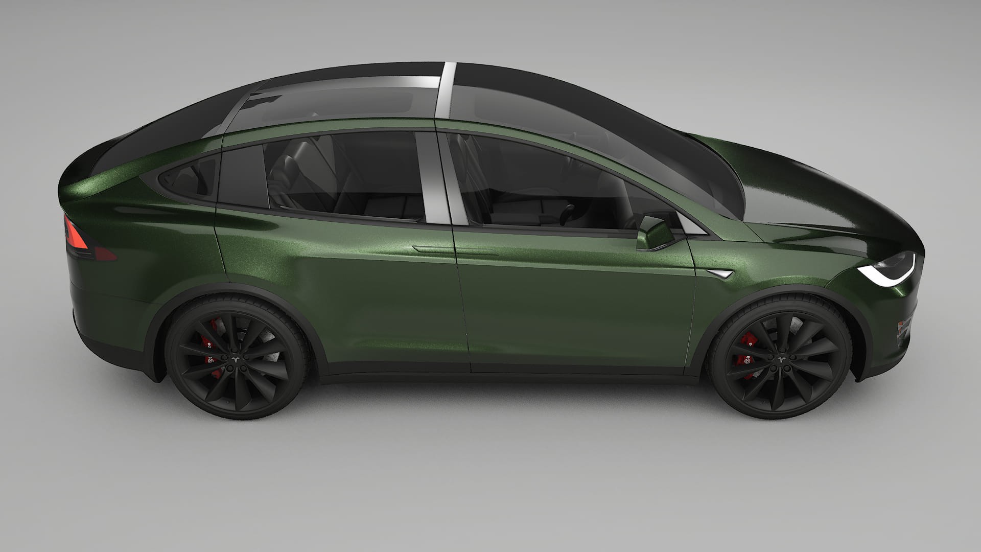 Tesla Model X TPU Lackskyddsfilm | LAGOON Färgskiftande PPF – Komplett Förskuret Kit