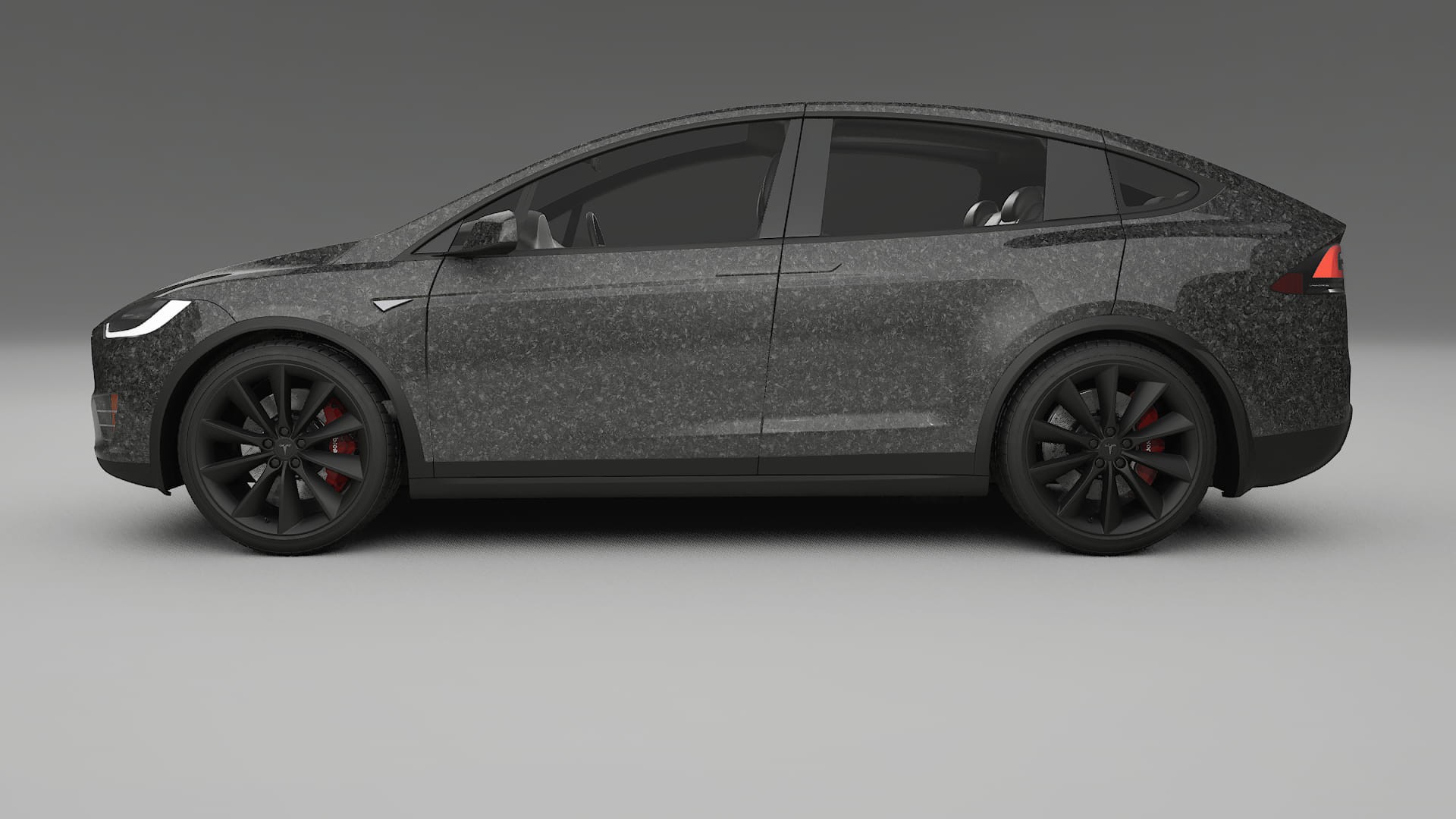 Tesla Model X TPU Lackskyddsfilm | FORGED S Färgskiftande PPF – Komplett Förskuret Kit