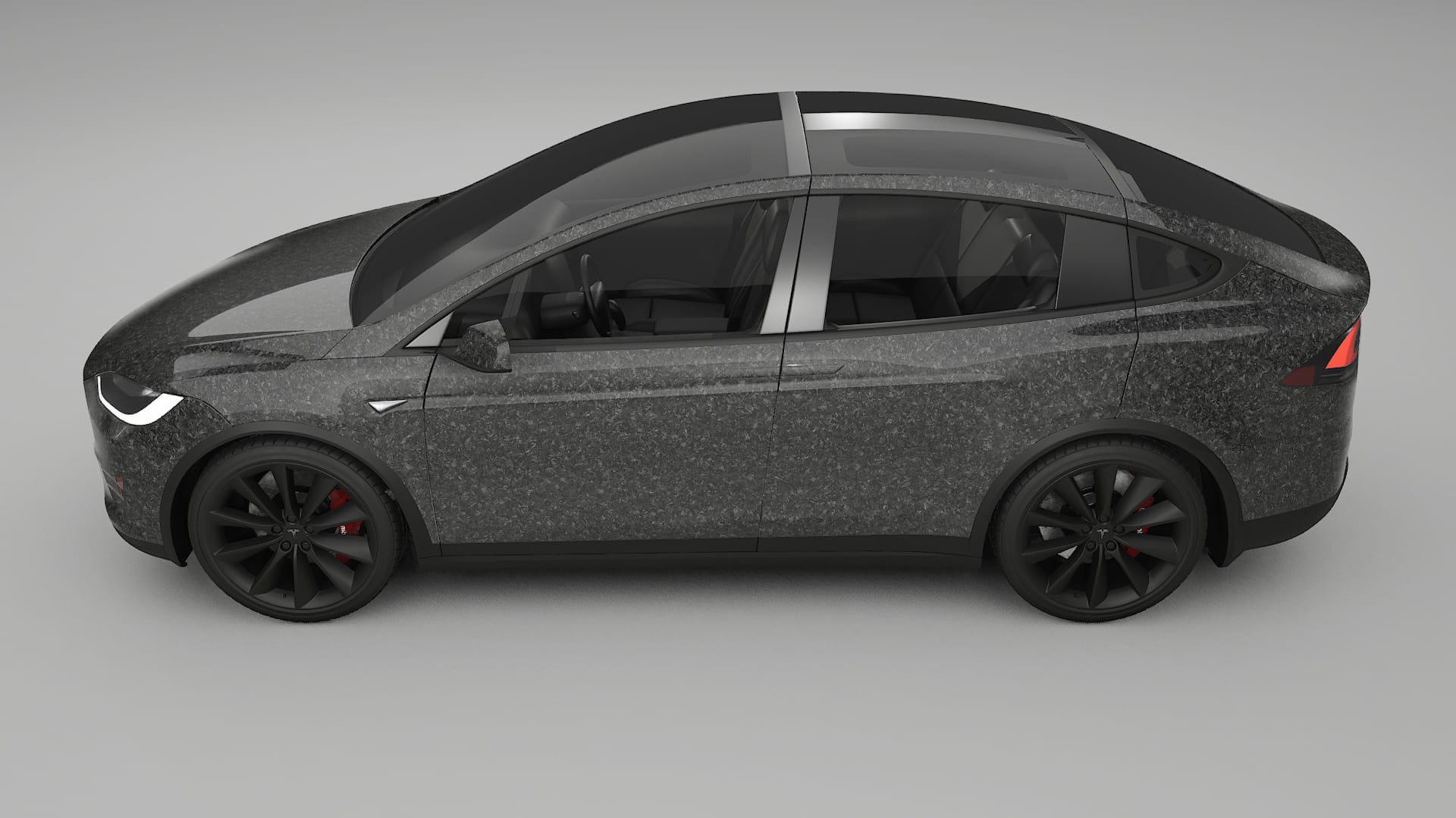 Tesla Model X TPU Lackskyddsfilm | FORGED S Färgskiftande PPF – Komplett Förskuret Kit