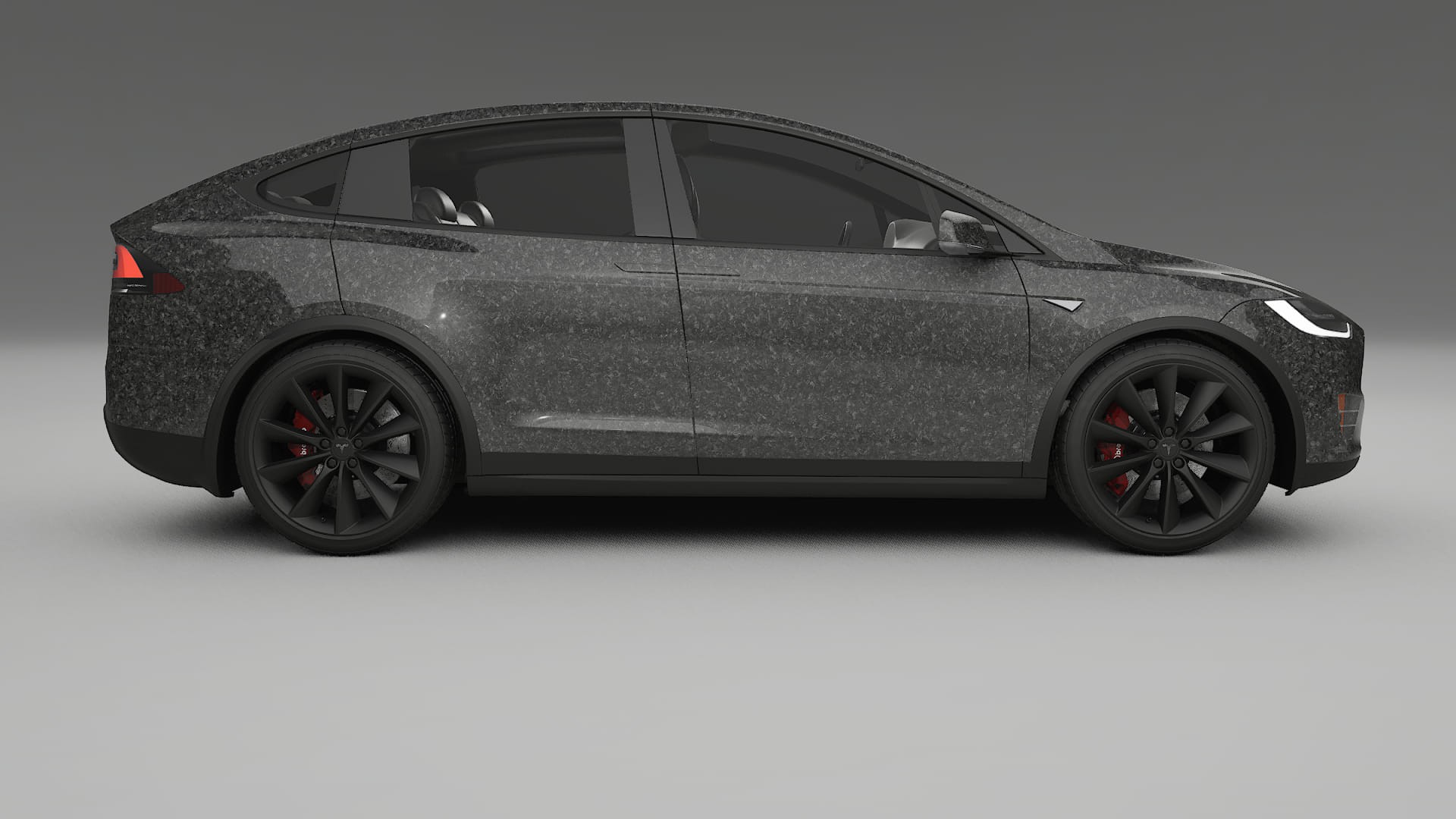 Tesla Model X TPU Lackskyddsfilm | FORGED S Färgskiftande PPF – Komplett Förskuret Kit