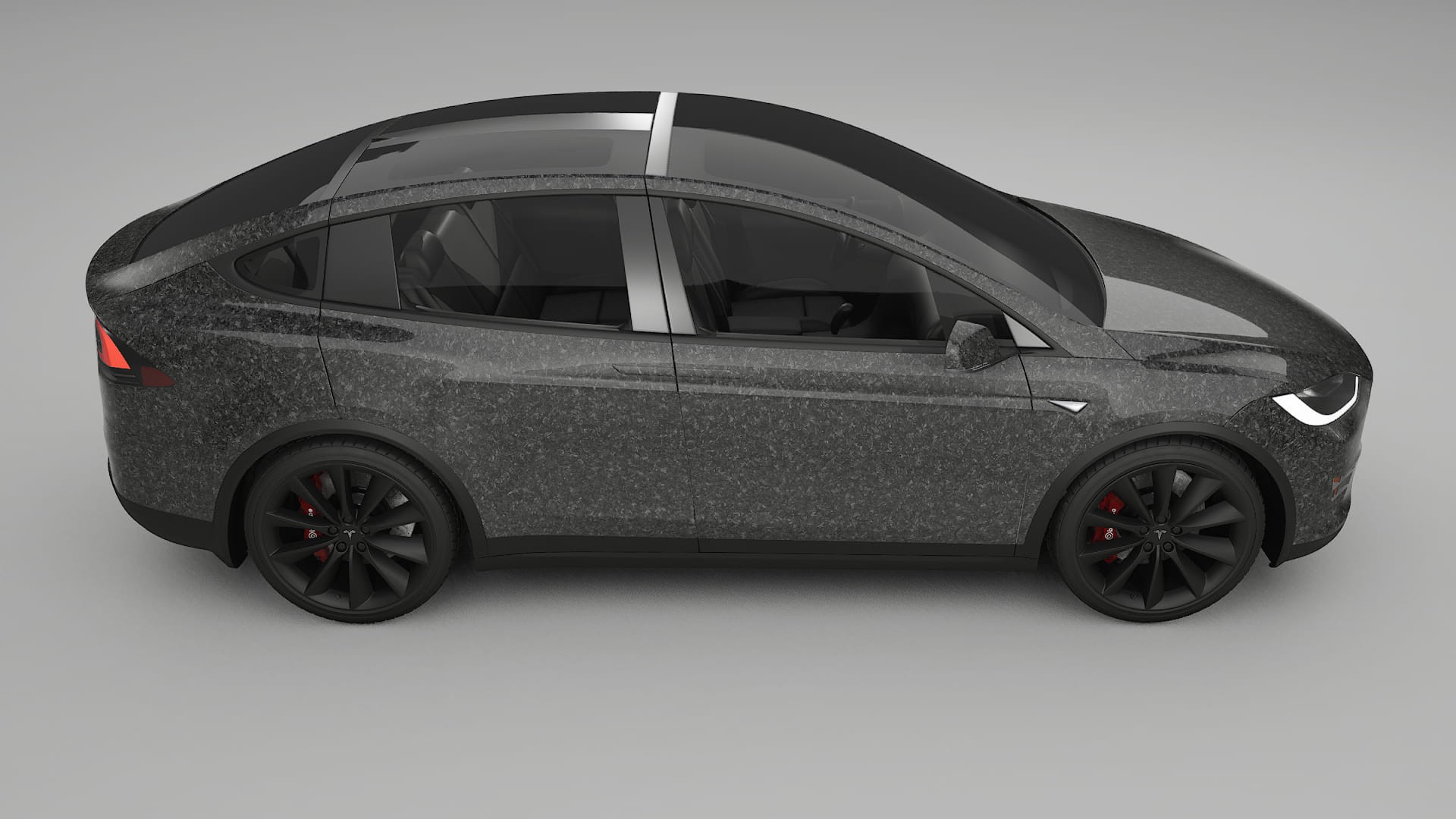 Tesla Model X TPU Lackskyddsfilm | FORGED S Färgskiftande PPF – Komplett Förskuret Kit