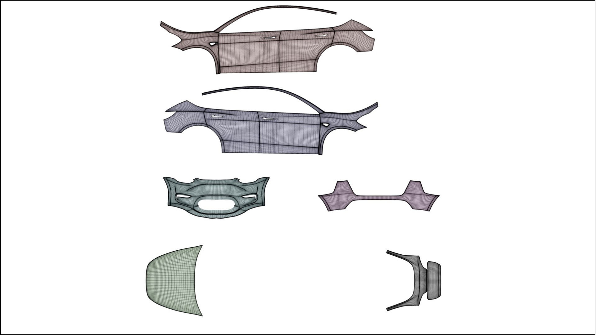 Tesla Model Y TPU Lackskyddsfilm | DUSTY Färgskiftande PPF – Komplett Förskuret Kit