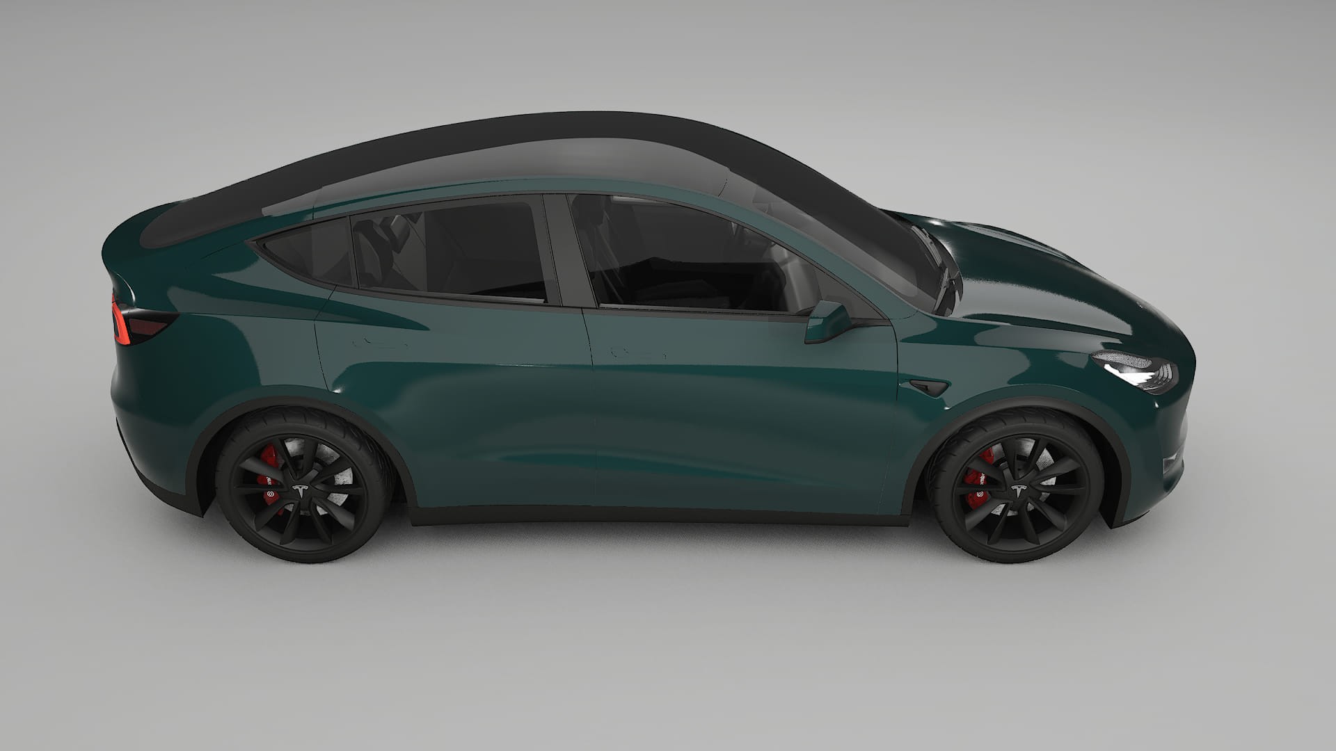 Tesla Model Y TPU Lackskyddsfilm | INFERNO Färgskiftande PPF – Komplett Förskuret Kit