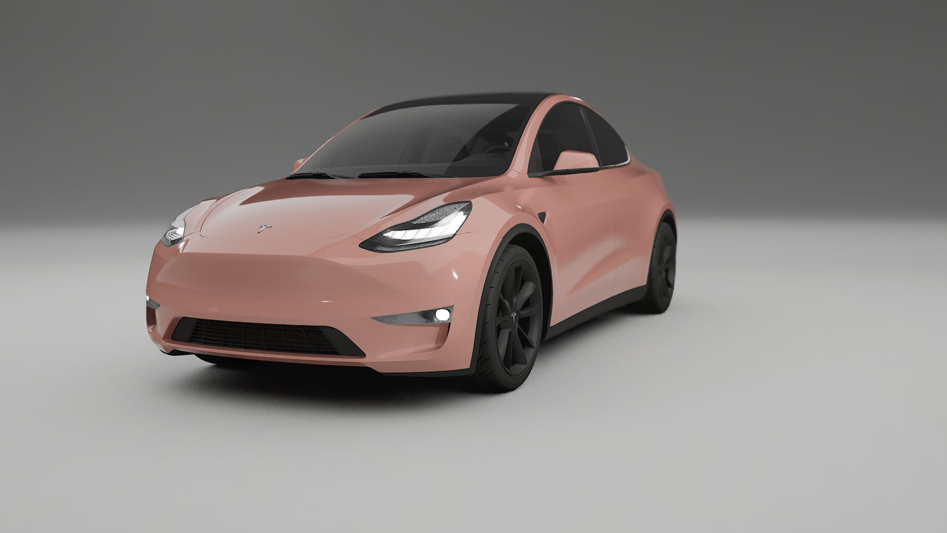 Tesla Model Y TPU Lackskyddsfilm | BLUSH Färgskiftande PPF – Komplett Förskuret Kit