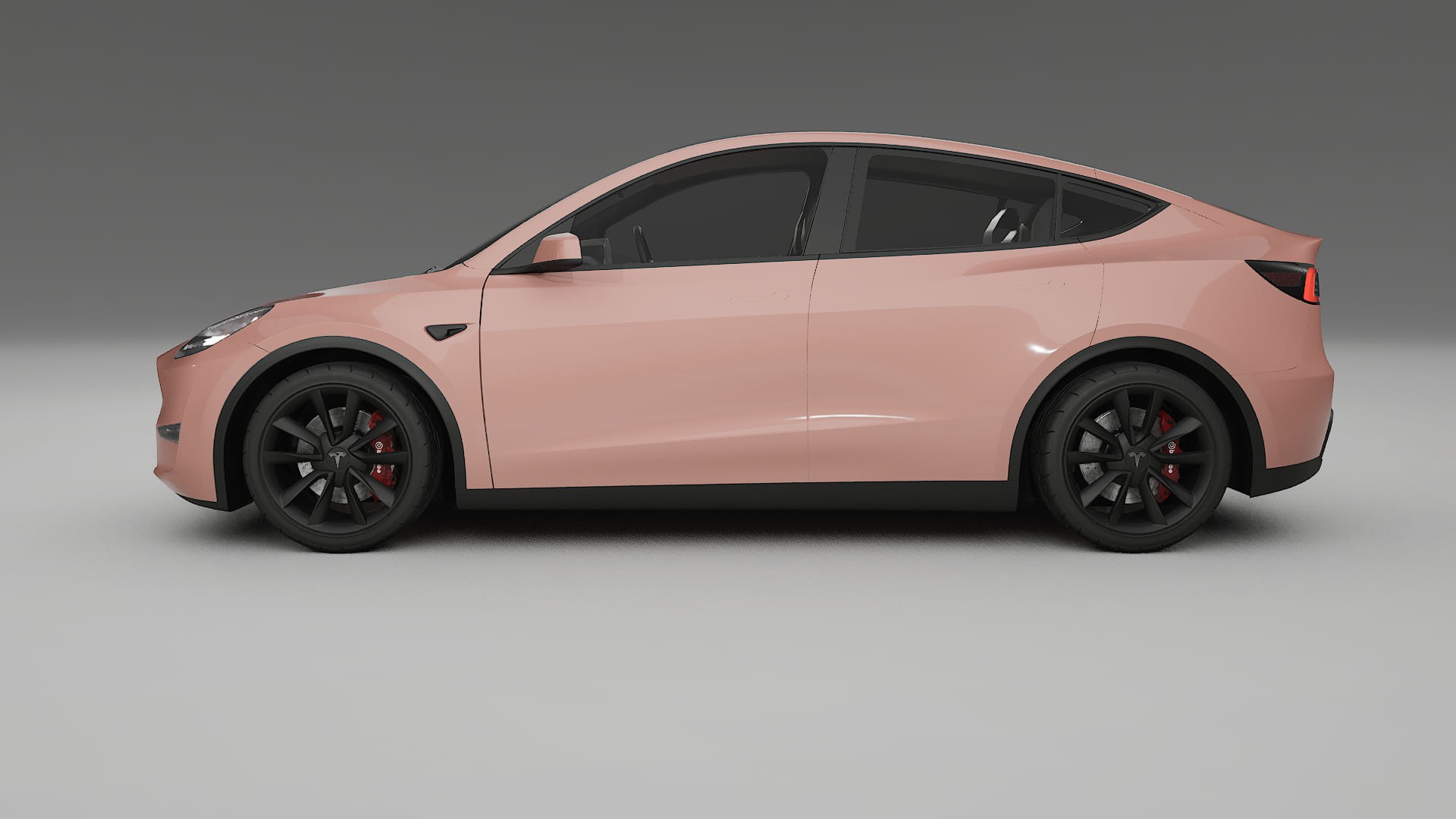 Tesla Model Y TPU Lackskyddsfilm | BLUSH Färgskiftande PPF – Komplett Förskuret Kit