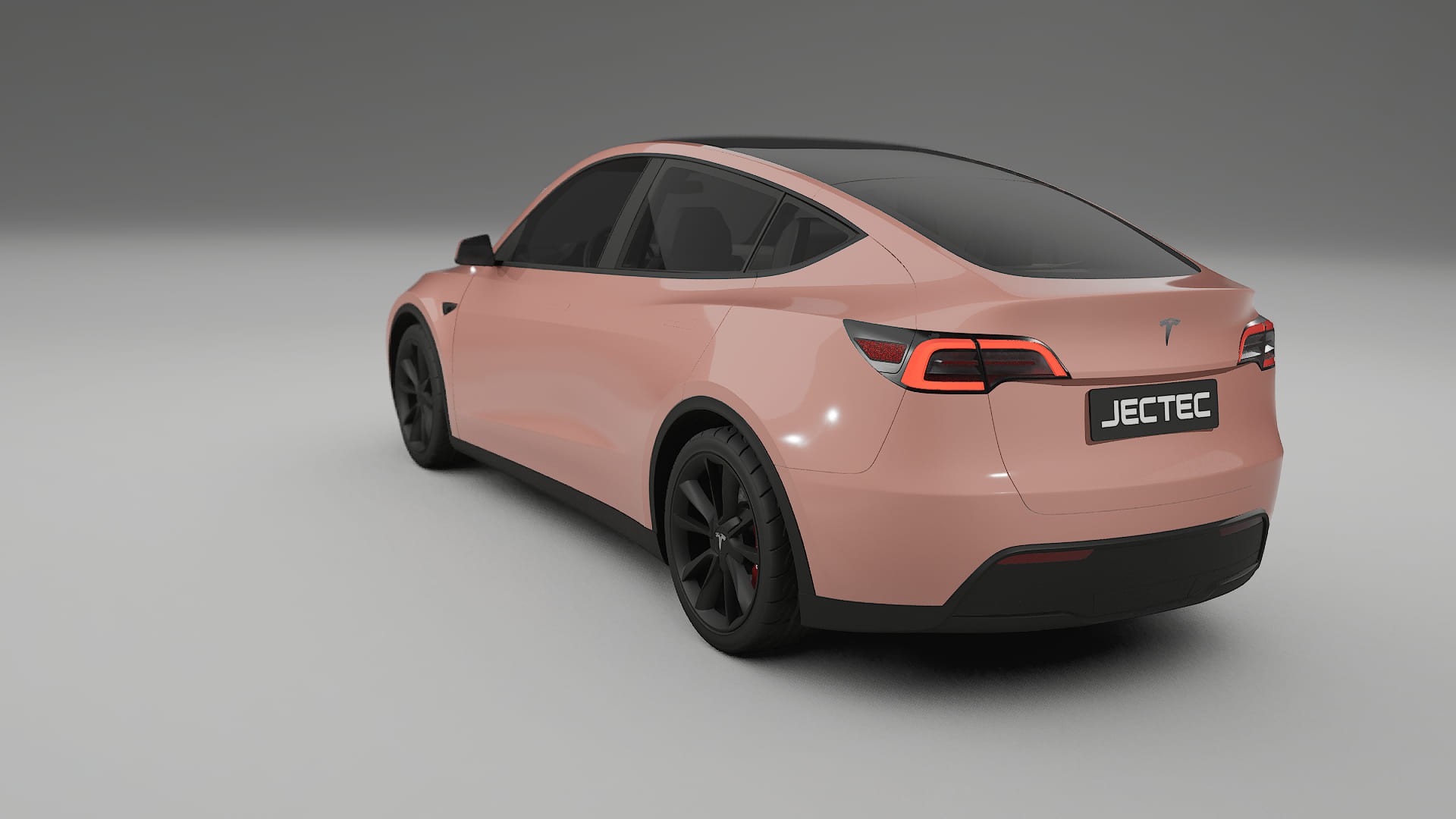 Tesla Model Y TPU Lackskyddsfilm | BLUSH Färgskiftande PPF – Komplett Förskuret Kit