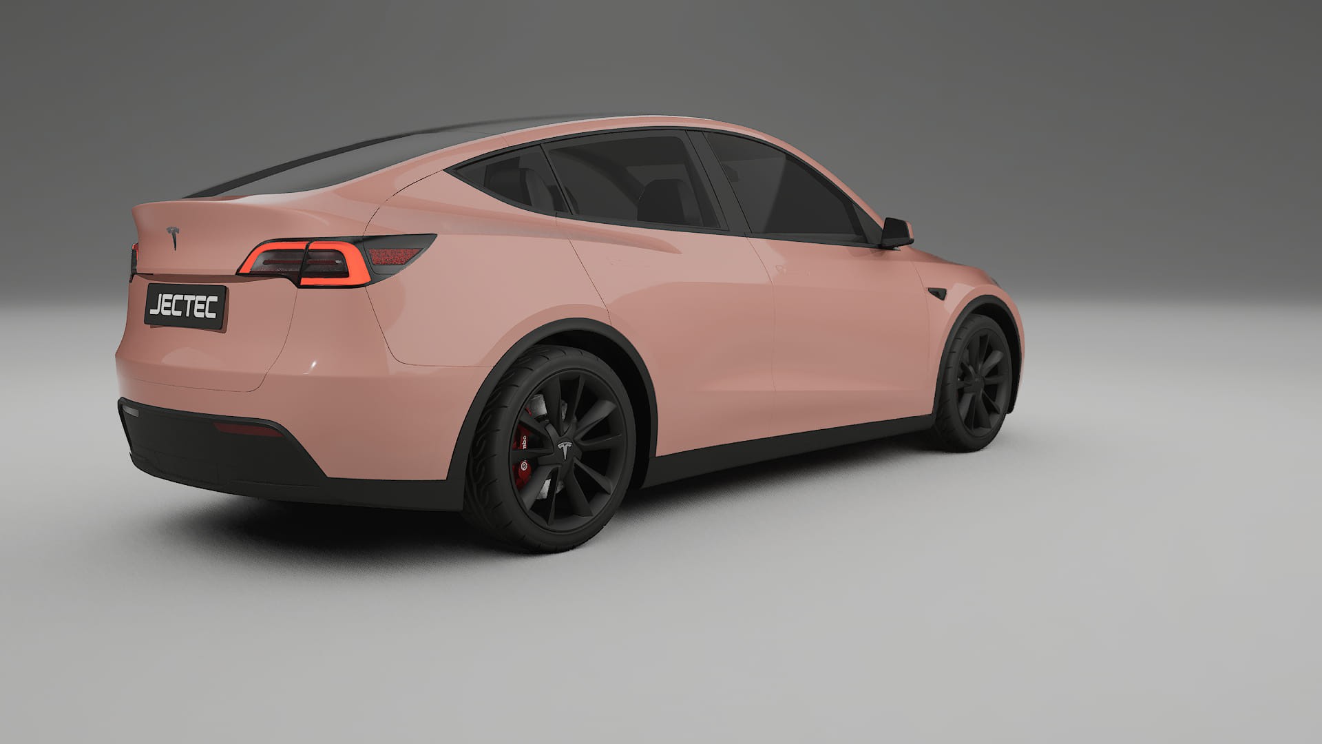 Tesla Model Y TPU Lackskyddsfilm | BLUSH Färgskiftande PPF – Komplett Förskuret Kit