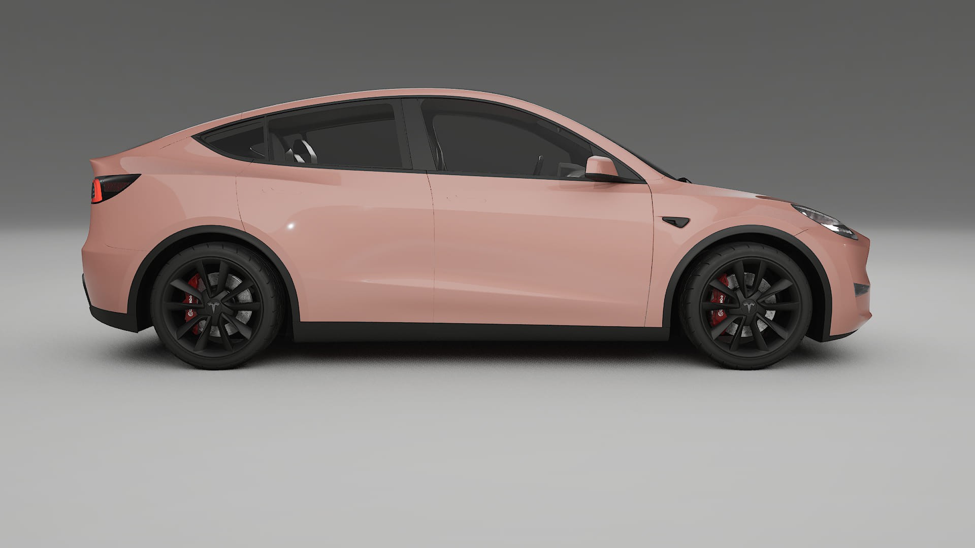 Tesla Model Y TPU Lackskyddsfilm | BLUSH Färgskiftande PPF – Komplett Förskuret Kit