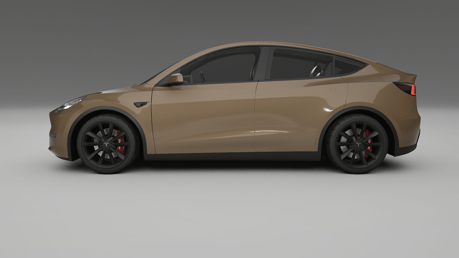 Tesla Model Y TPU Lackskyddsfilm | SAHARA Färgskiftande PPF – Komplett Förskuret Kit