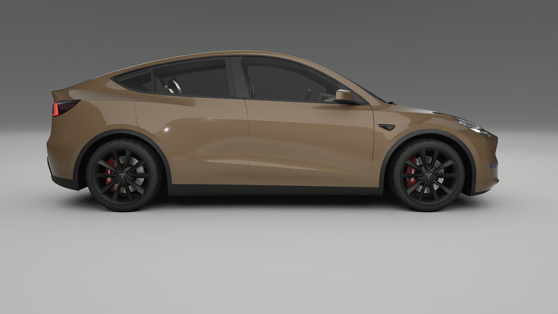 Tesla Model Y TPU Lackskyddsfilm | SAHARA Färgskiftande PPF – Komplett Förskuret Kit