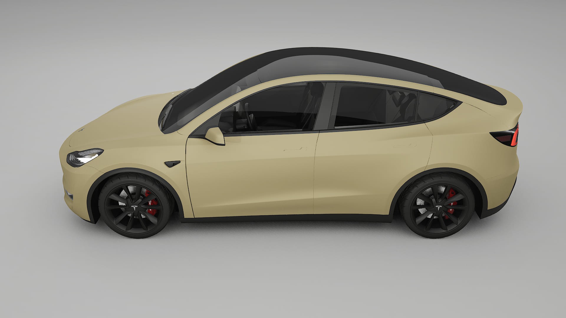 Tesla Model Y TPU Lackskyddsfilm | SAND Färgskiftande PPF – Komplett Förskuret Kit