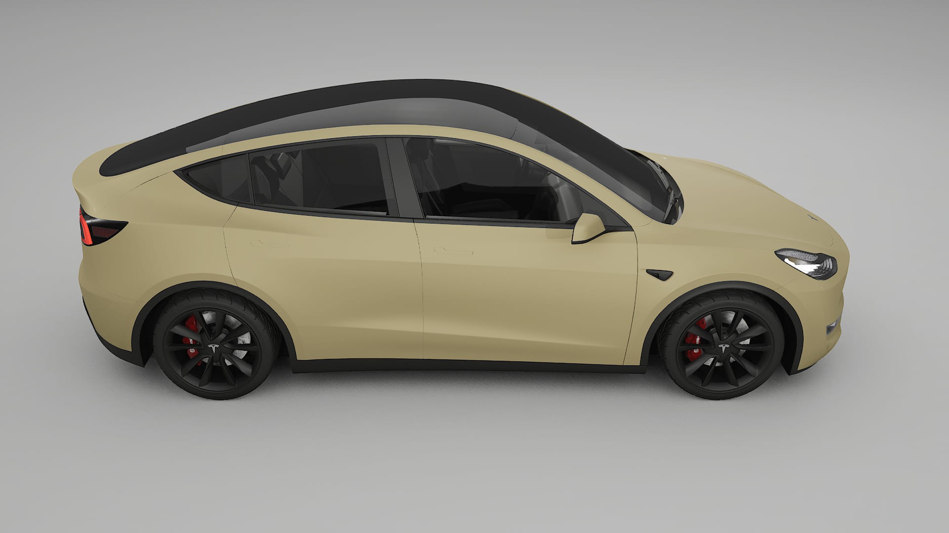 Tesla Model Y TPU Lackskyddsfilm | SAND Färgskiftande PPF – Komplett Förskuret Kit