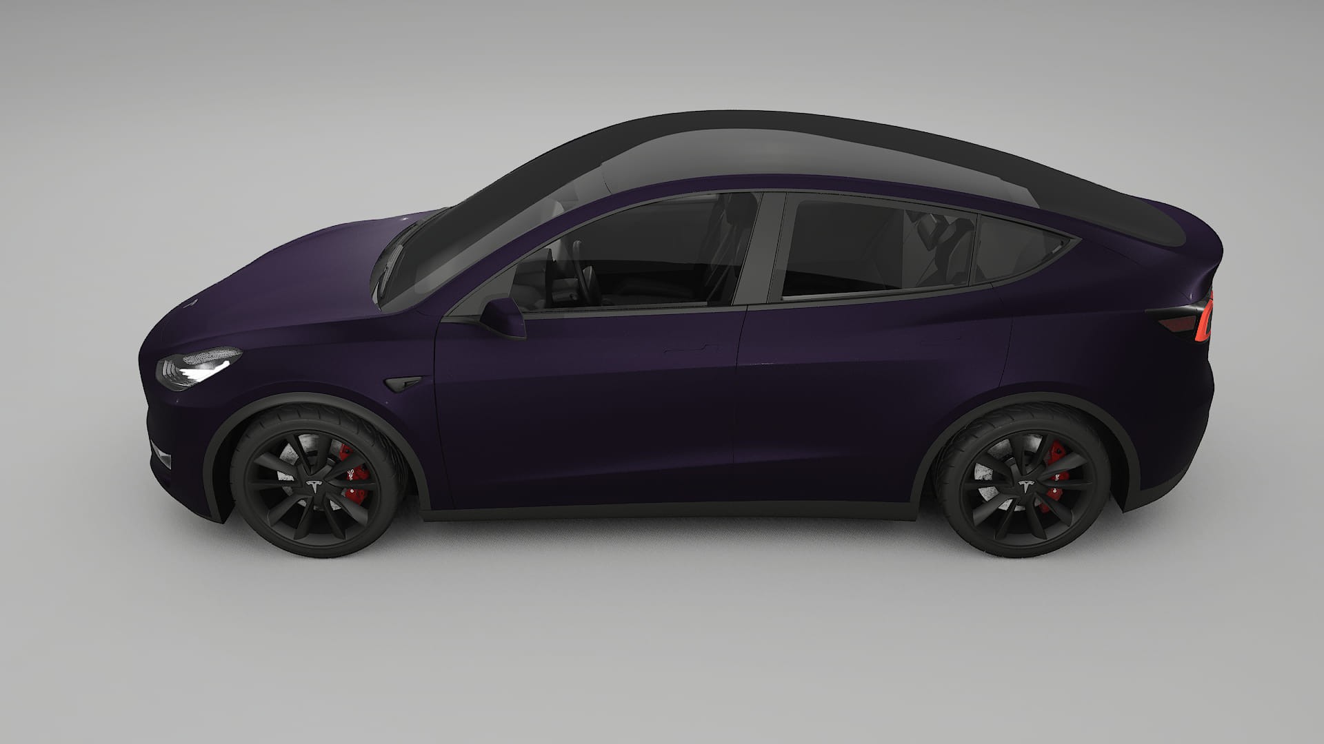 Tesla Model Y TPU Lackskyddsfilm | VIOLET Färgskiftande PPF – Komplett Förskuret Kit