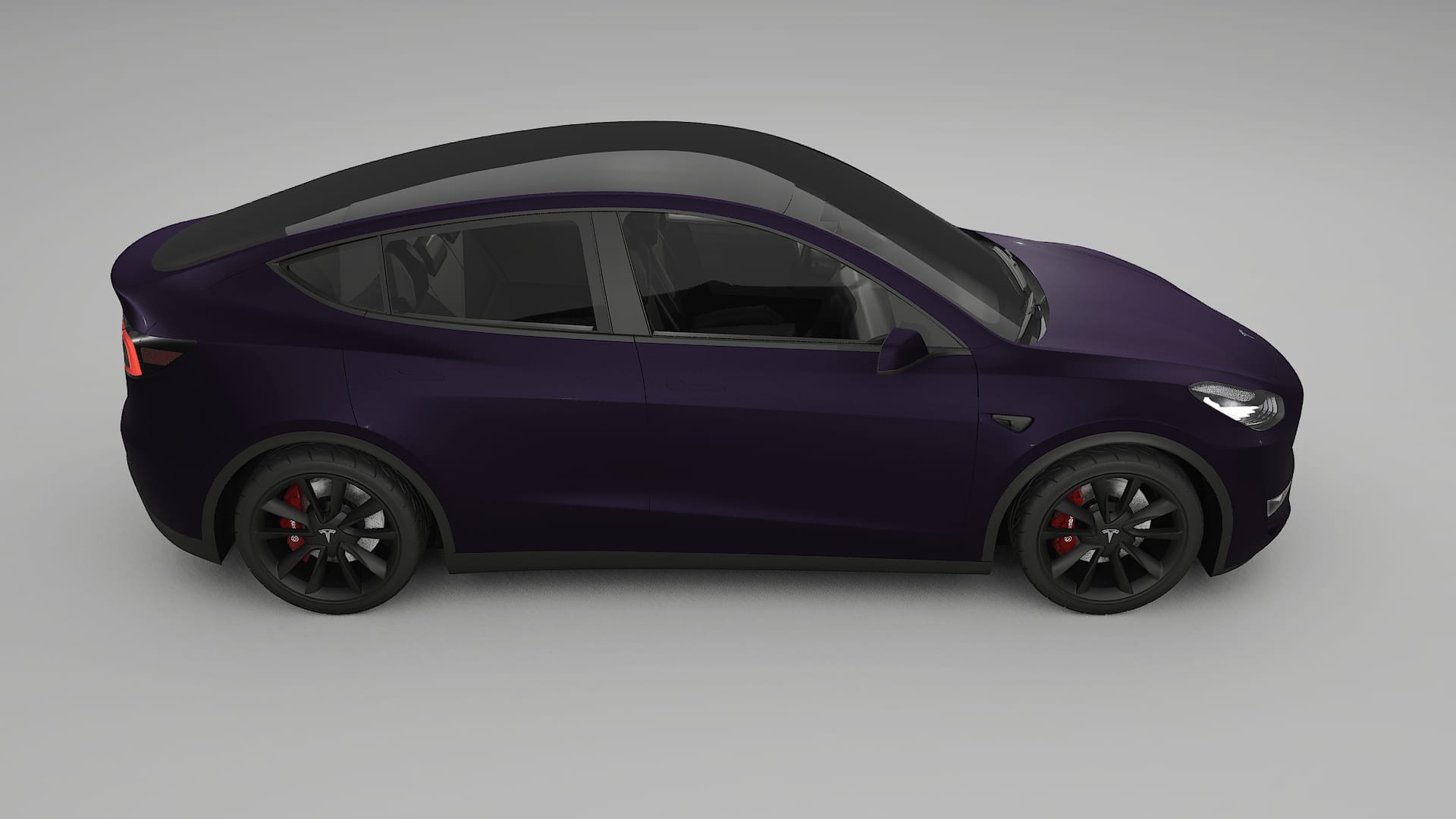 Tesla Model Y TPU Lackskyddsfilm | VIOLET Färgskiftande PPF – Komplett Förskuret Kit