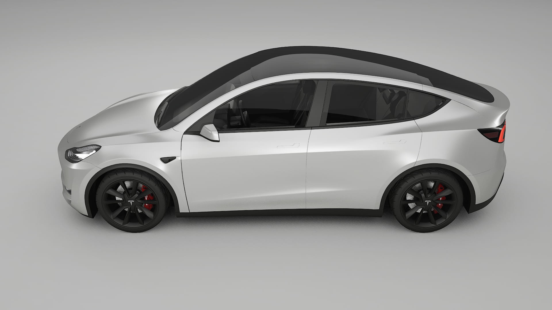 Tesla Model Y TPU Lackskyddsfilm | OPAL Färgskiftande PPF – Komplett Förskuret Kit