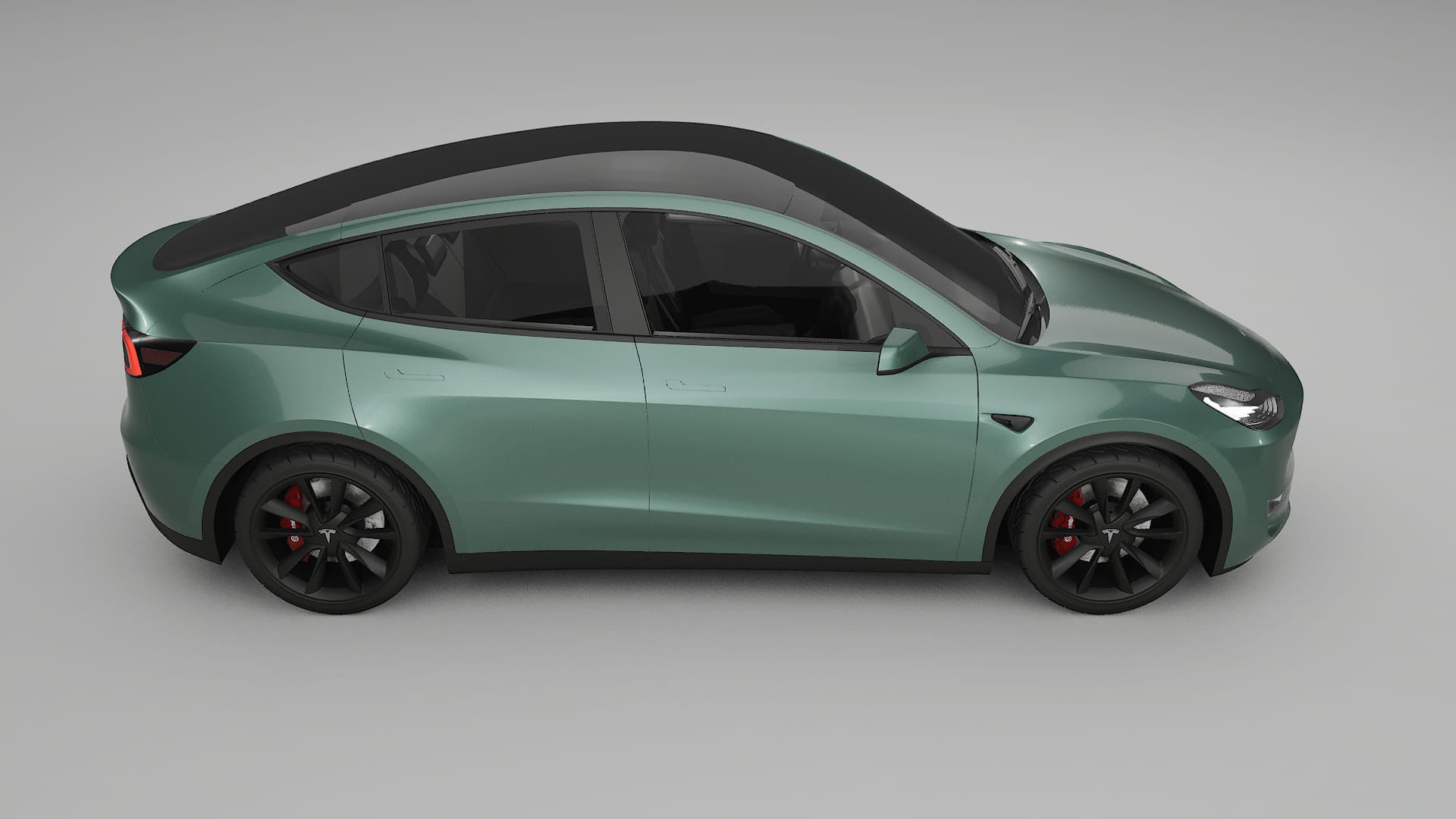 Tesla Model Y TPU Lackskyddsfilm | EVERGREEN Färgskiftande PPF – Komplett Förskuret Kit