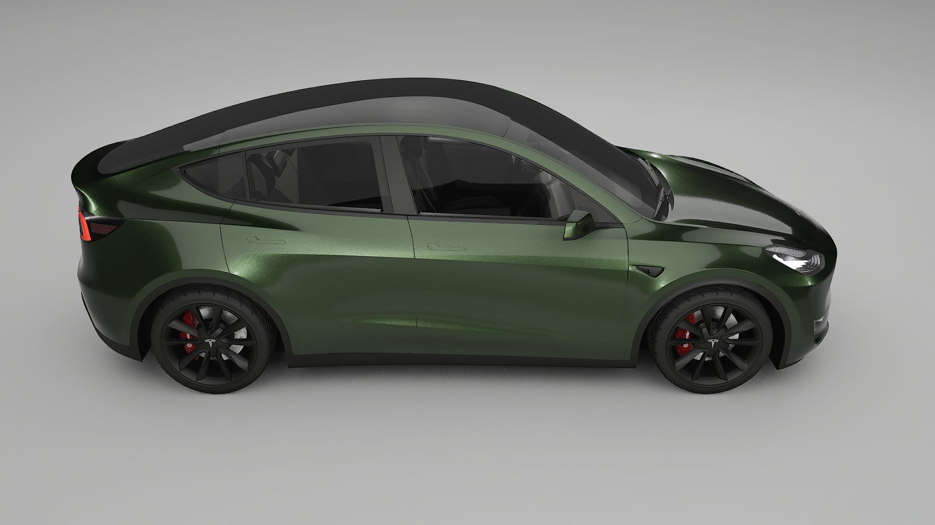 Tesla Model Y TPU Lackskyddsfilm | LAGOON Färgskiftande PPF – Komplett Förskuret Kit