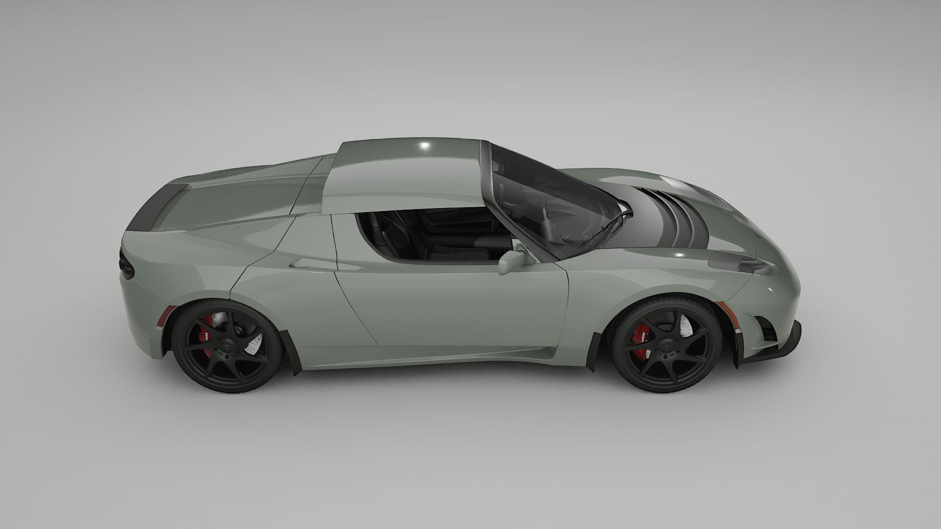 Tesla Roadster 25 TPU Lackskyddsfilm | SLATE Färgskiftande PPF – Komplett Förskuret Kit