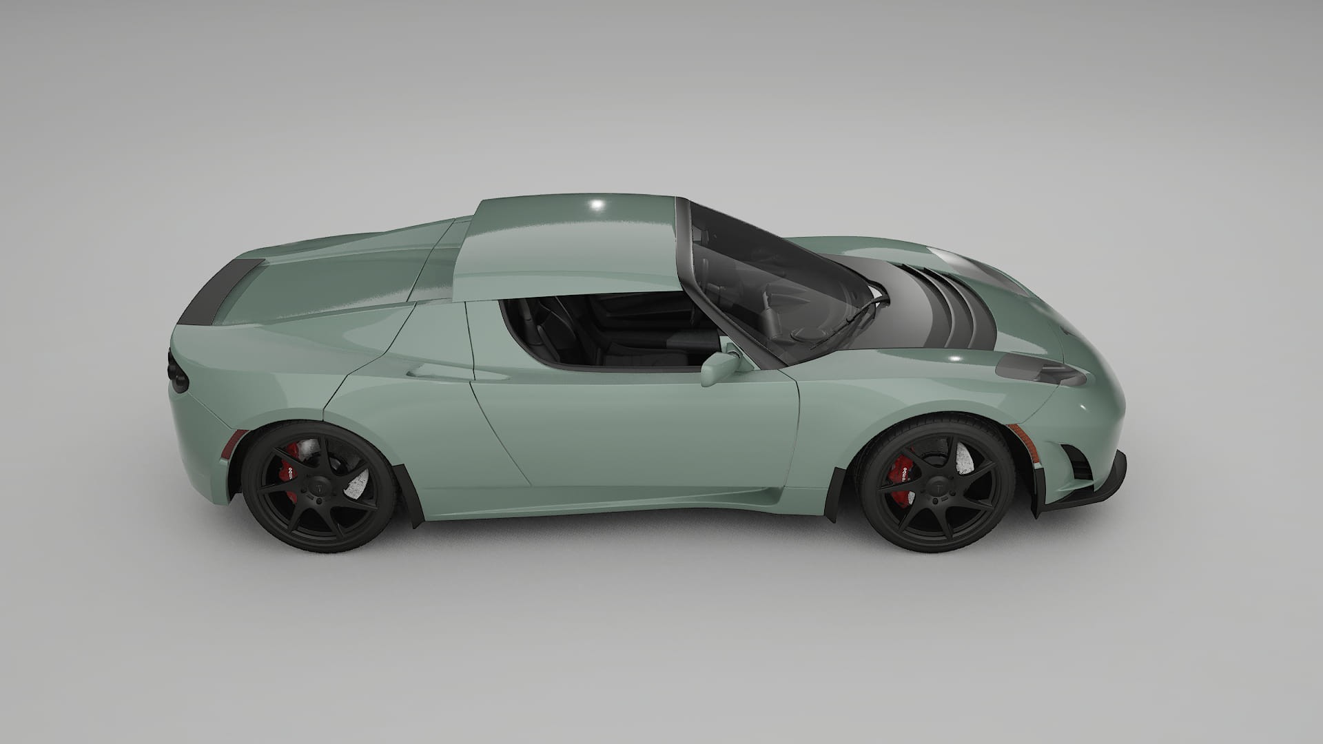 Tesla Roadster 25 TPU Lackskyddsfilm | CINDER Färgskiftande PPF – Komplett Förskuret Kit