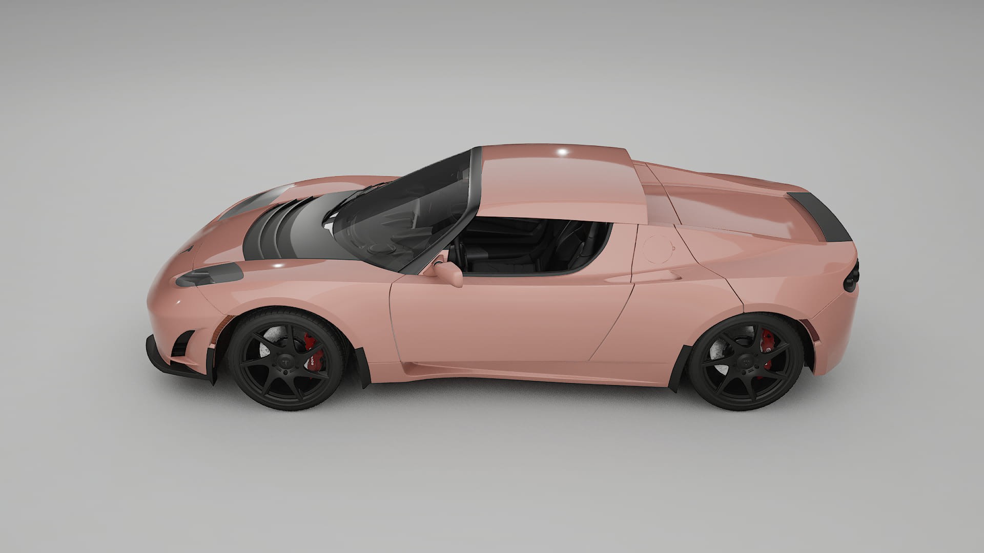 Tesla Roadster 25 TPU Lackskyddsfilm | BLUSH Färgskiftande PPF – Komplett Förskuret Kit