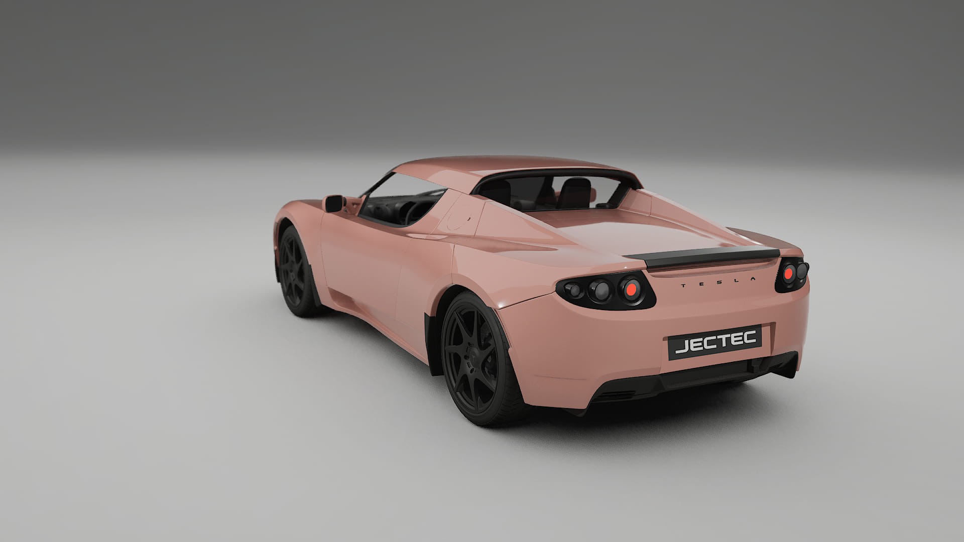 Tesla Roadster 25 TPU Lackskyddsfilm | BLUSH Färgskiftande PPF – Komplett Förskuret Kit