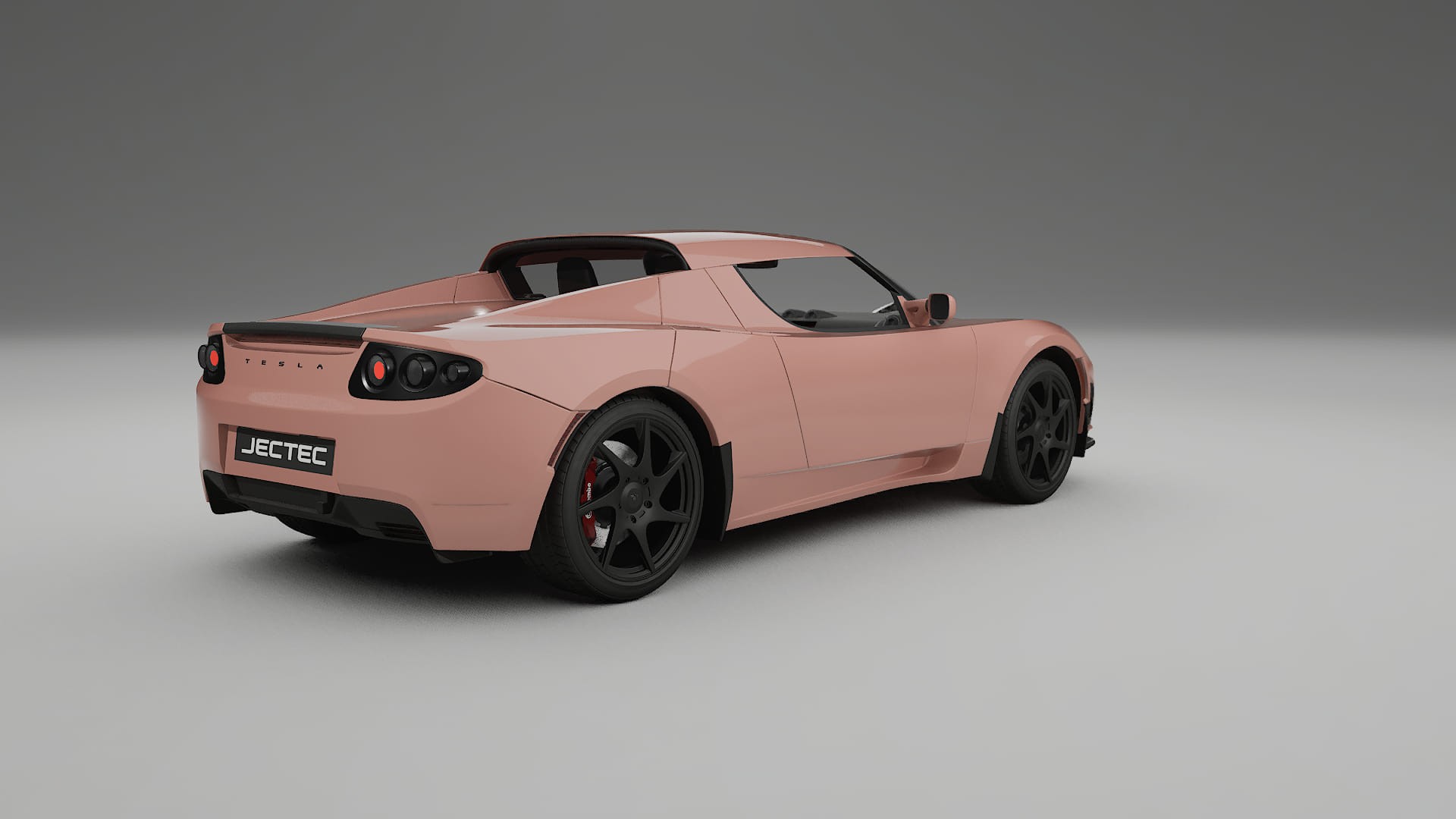 Tesla Roadster 25 TPU Lackskyddsfilm | BLUSH Färgskiftande PPF – Komplett Förskuret Kit