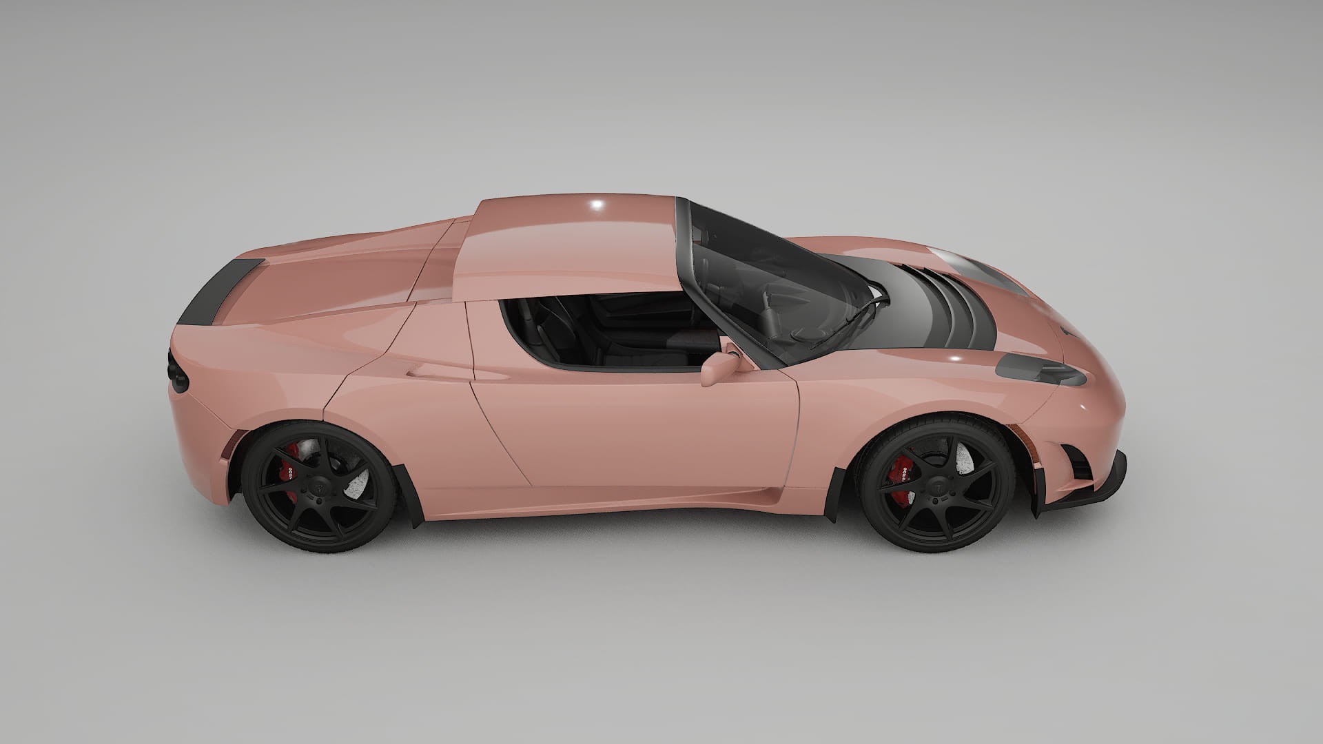 Tesla Roadster 25 TPU Lackskyddsfilm | BLUSH Färgskiftande PPF – Komplett Förskuret Kit