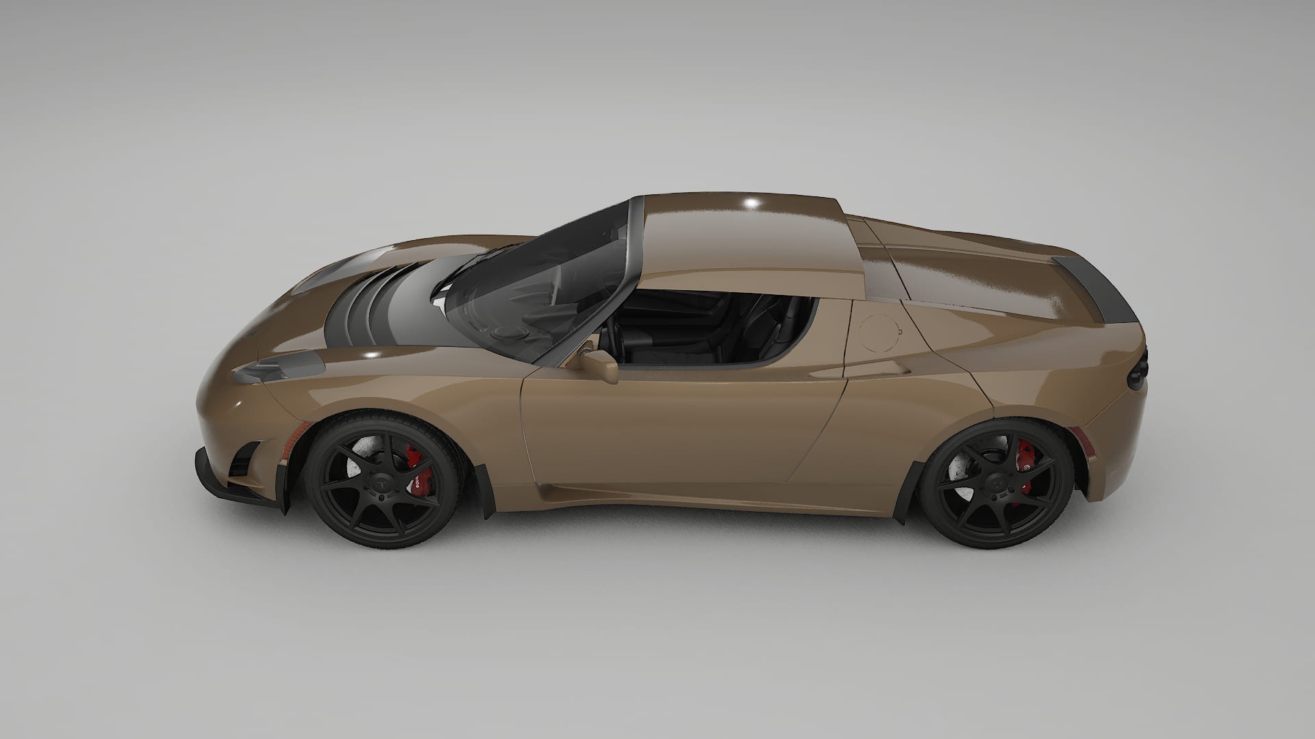 Tesla Roadster 25 TPU Lackskyddsfilm | SAHARA Färgskiftande PPF – Komplett Förskuret Kit