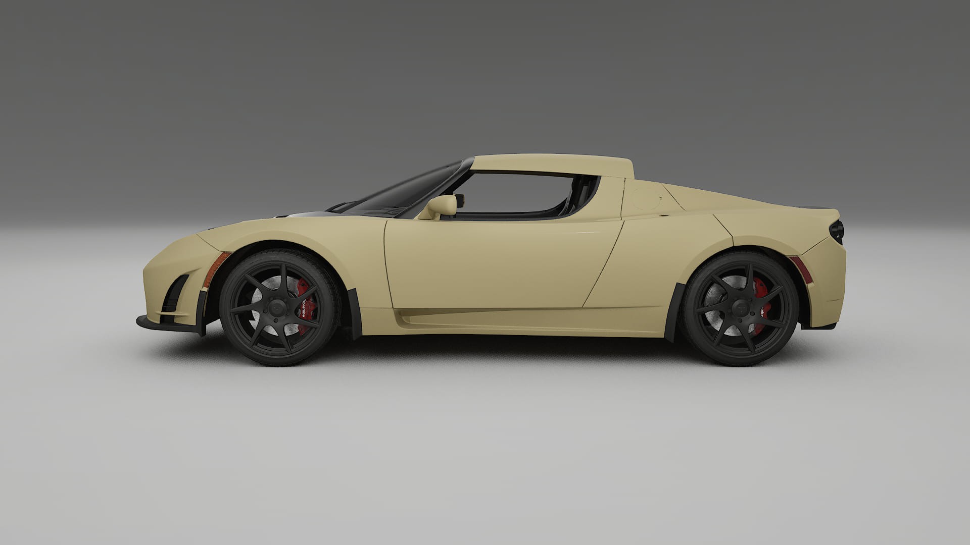 Tesla Roadster 25 TPU Lackskyddsfilm | SAND Färgskiftande PPF – Komplett Förskuret Kit