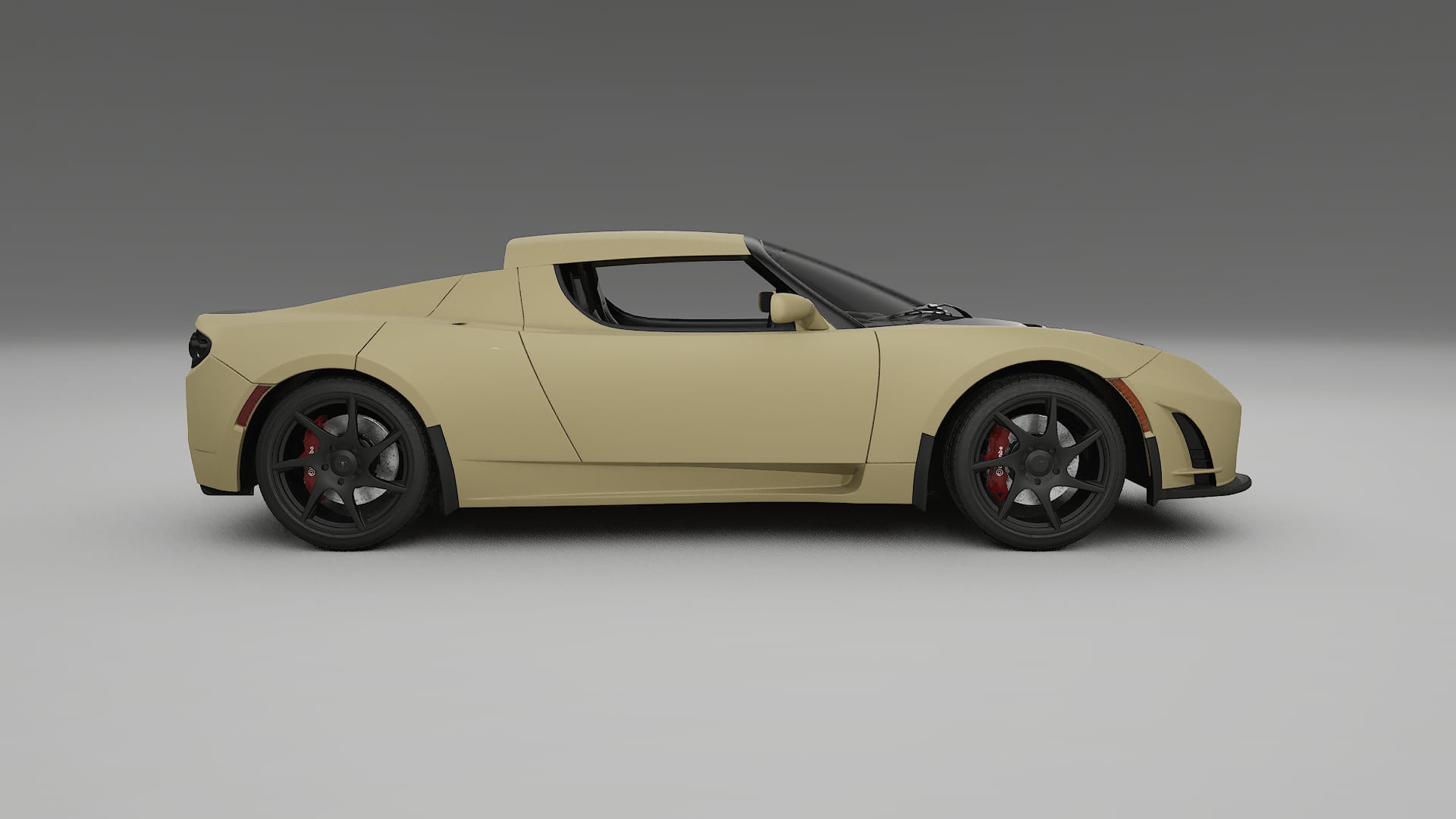 Tesla Roadster 25 TPU Lackskyddsfilm | SAND Färgskiftande PPF – Komplett Förskuret Kit