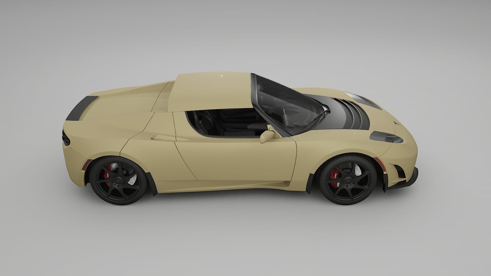 Tesla Roadster 25 TPU Lackskyddsfilm | SAND Färgskiftande PPF – Komplett Förskuret Kit