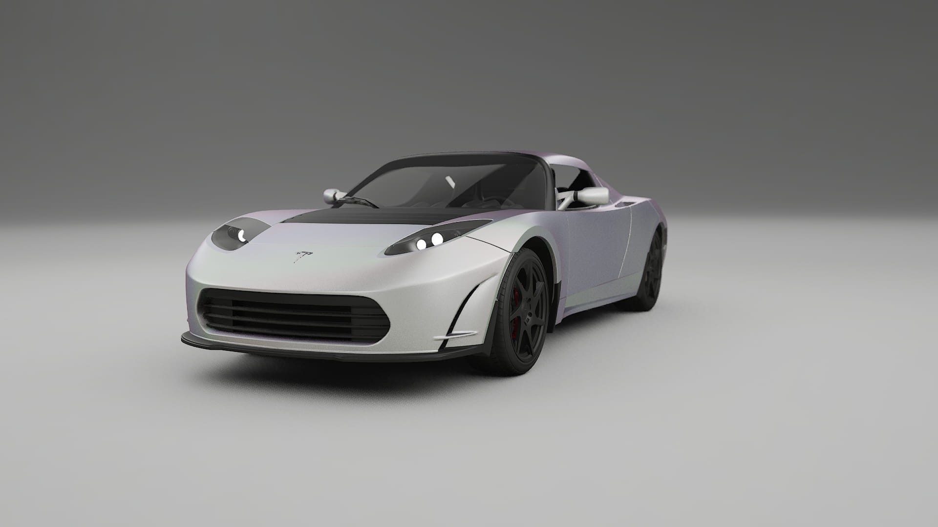 Tesla Roadster 25 TPU Lackskyddsfilm | NEBULA Färgskiftande PPF – Komplett Förskuret Kit