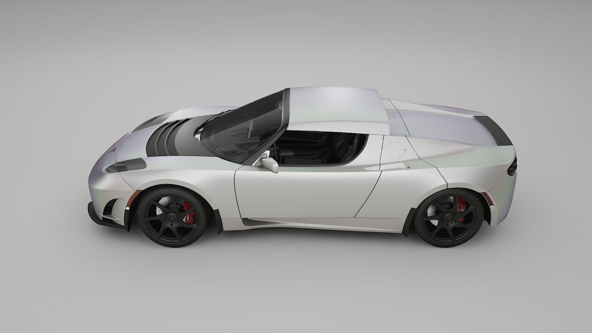 Tesla Roadster 25 TPU Lackskyddsfilm | NEBULA Färgskiftande PPF – Komplett Förskuret Kit