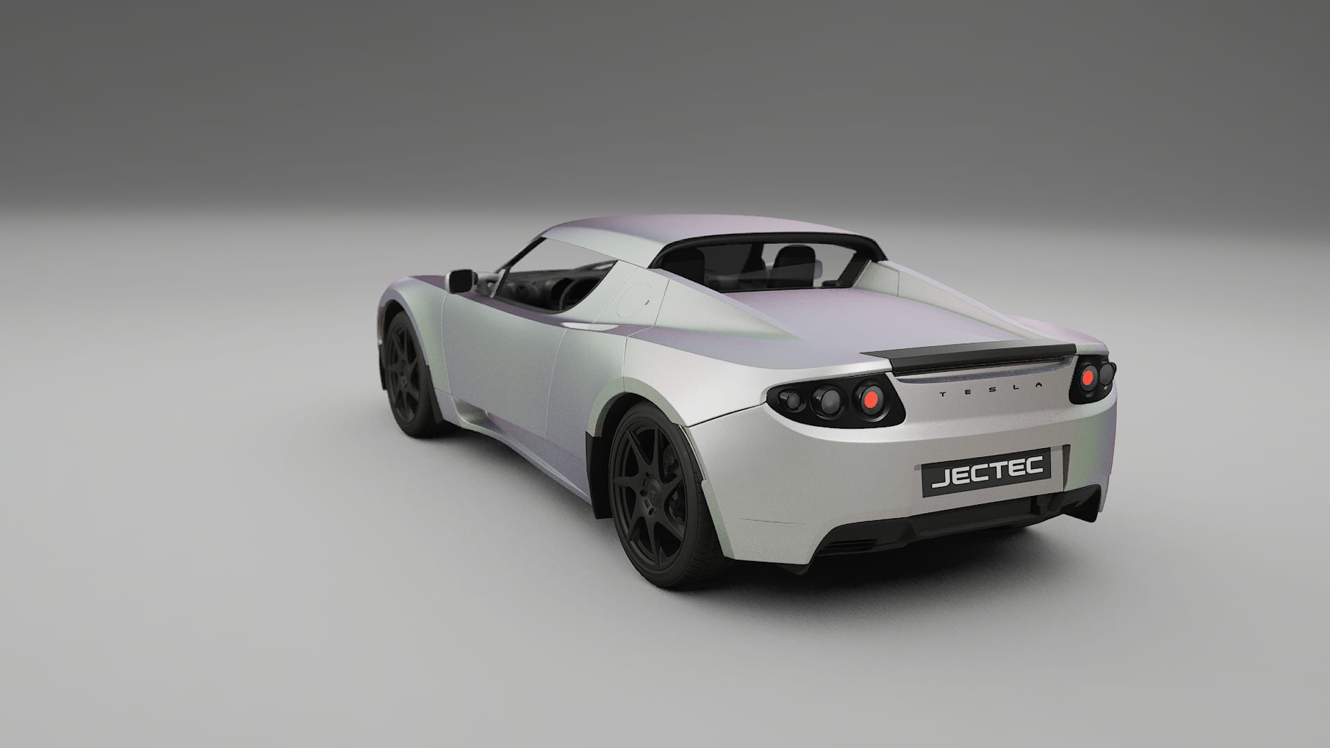 Tesla Roadster 25 TPU Lackskyddsfilm | NEBULA Färgskiftande PPF – Komplett Förskuret Kit