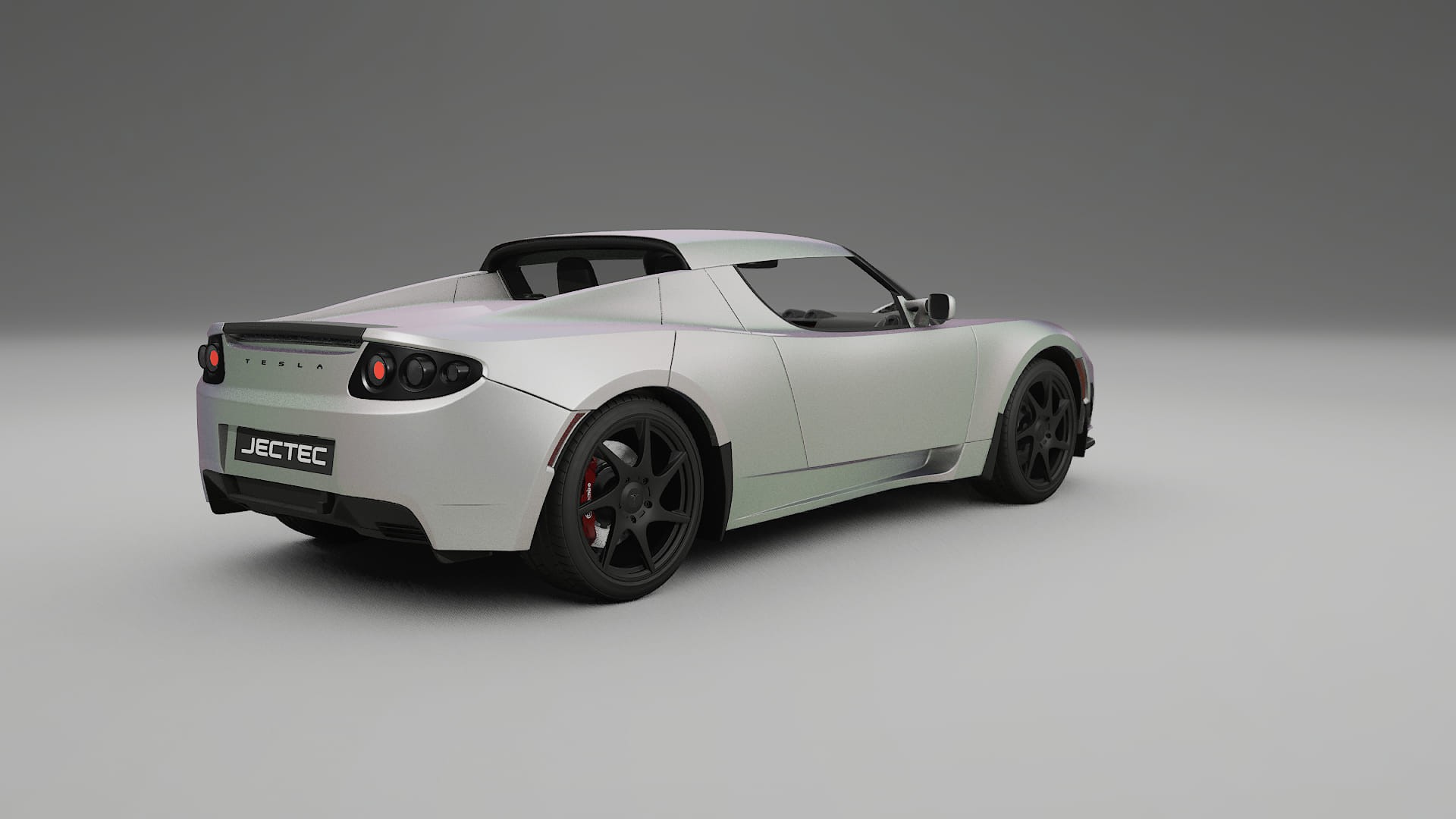 Tesla Roadster 25 TPU Lackskyddsfilm | NEBULA Färgskiftande PPF – Komplett Förskuret Kit