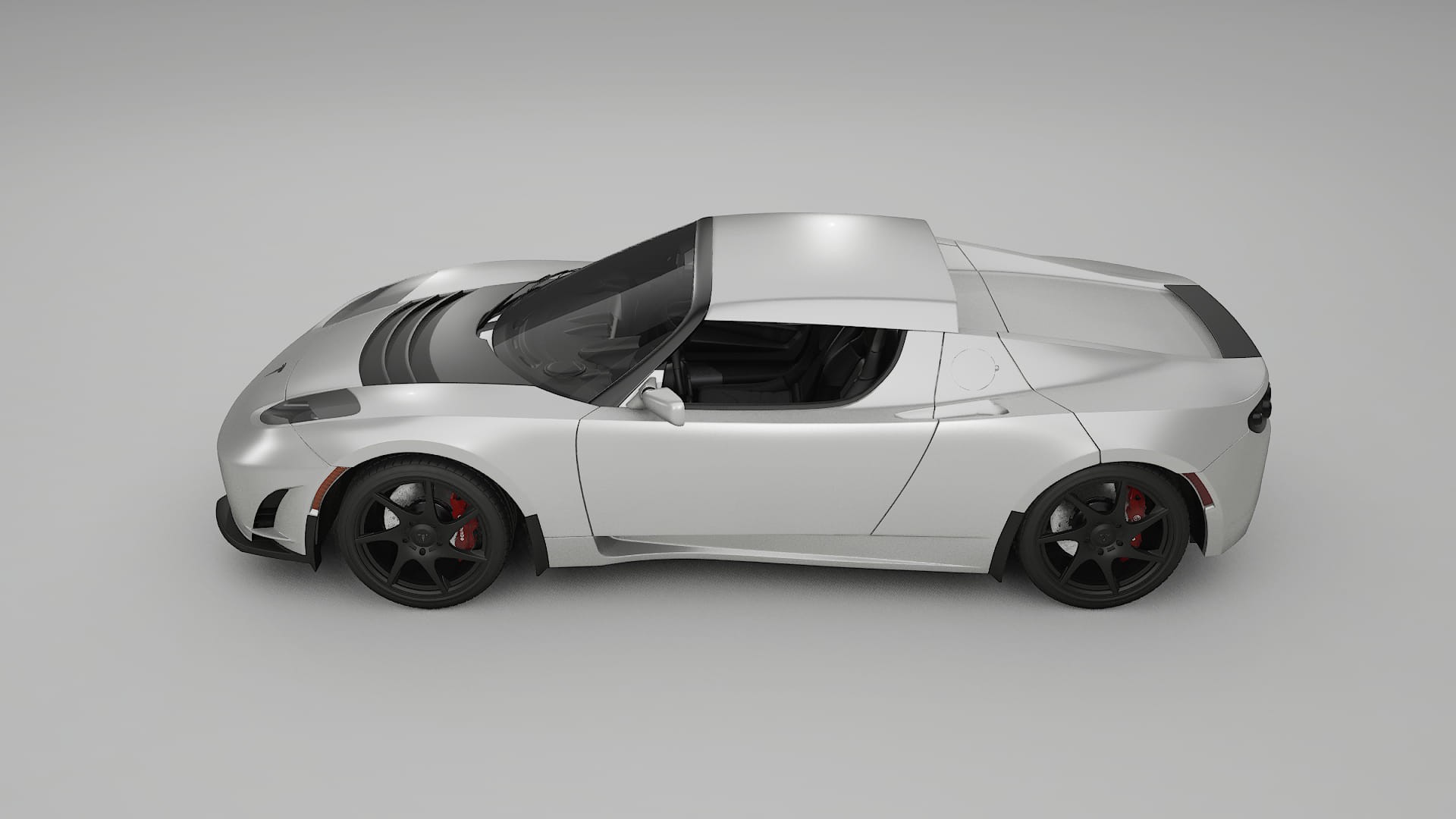 Tesla Roadster 25 TPU Lackskyddsfilm | OPAL Färgskiftande PPF – Komplett Förskuret Kit