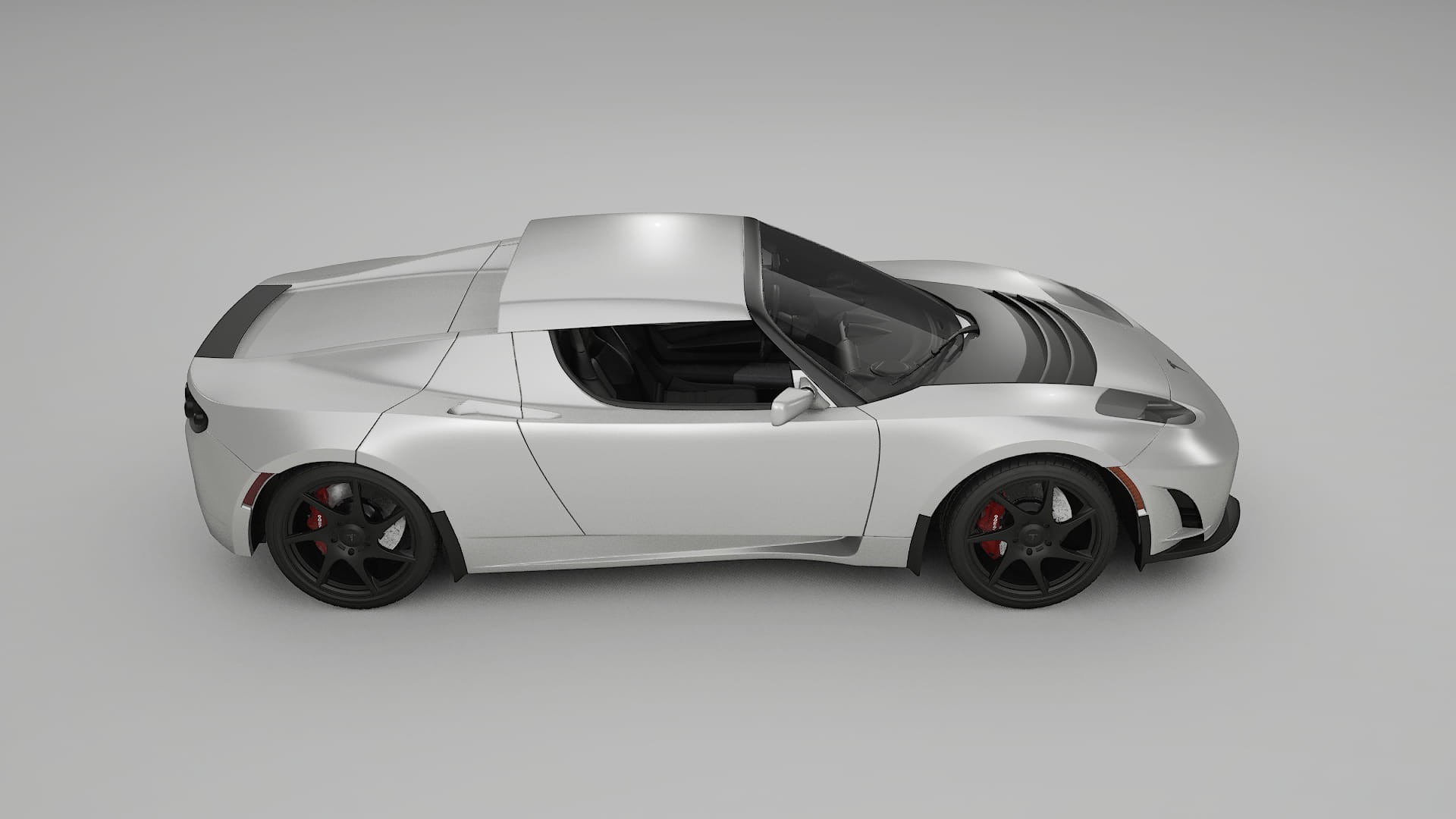 Tesla Roadster 25 TPU Lackskyddsfilm | OPAL Färgskiftande PPF – Komplett Förskuret Kit