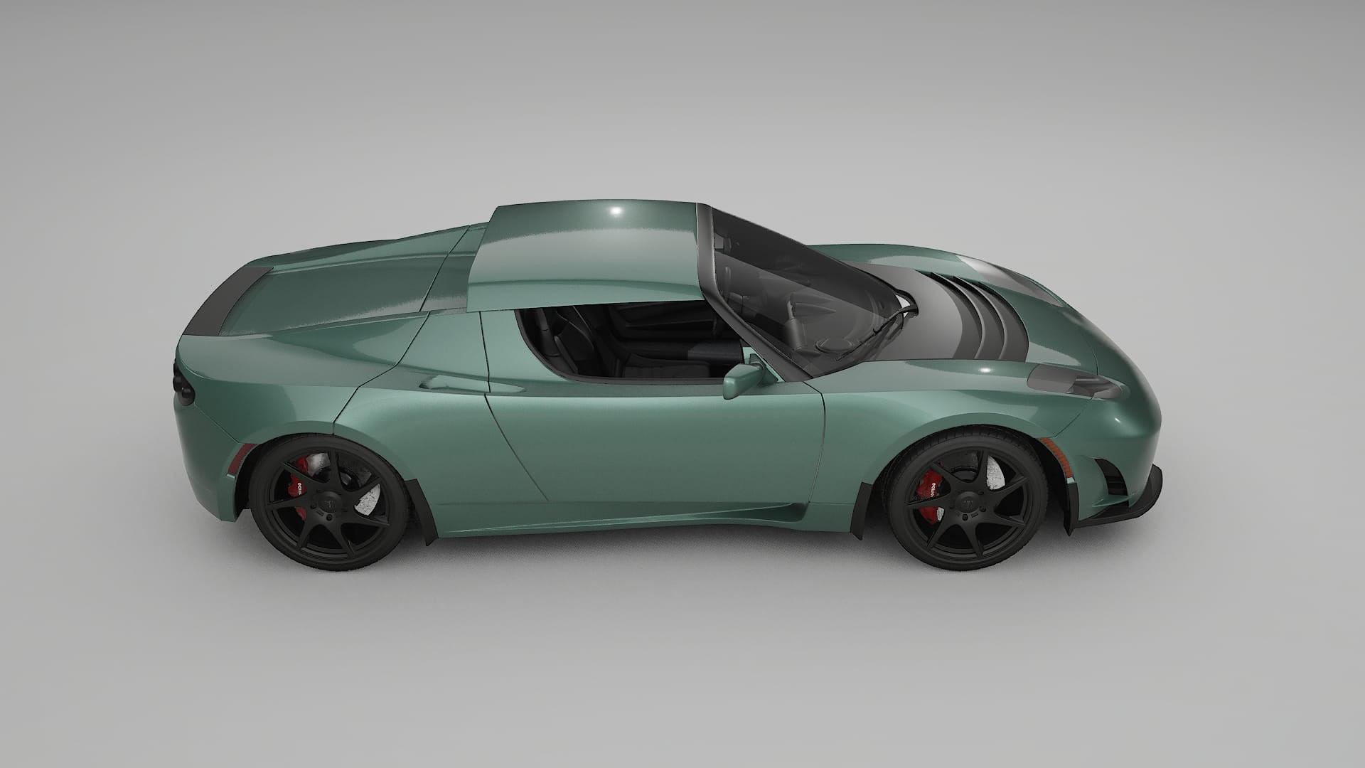 Tesla Roadster 25 TPU Lackskyddsfilm | EVERGREEN Färgskiftande PPF – Komplett Förskuret Kit