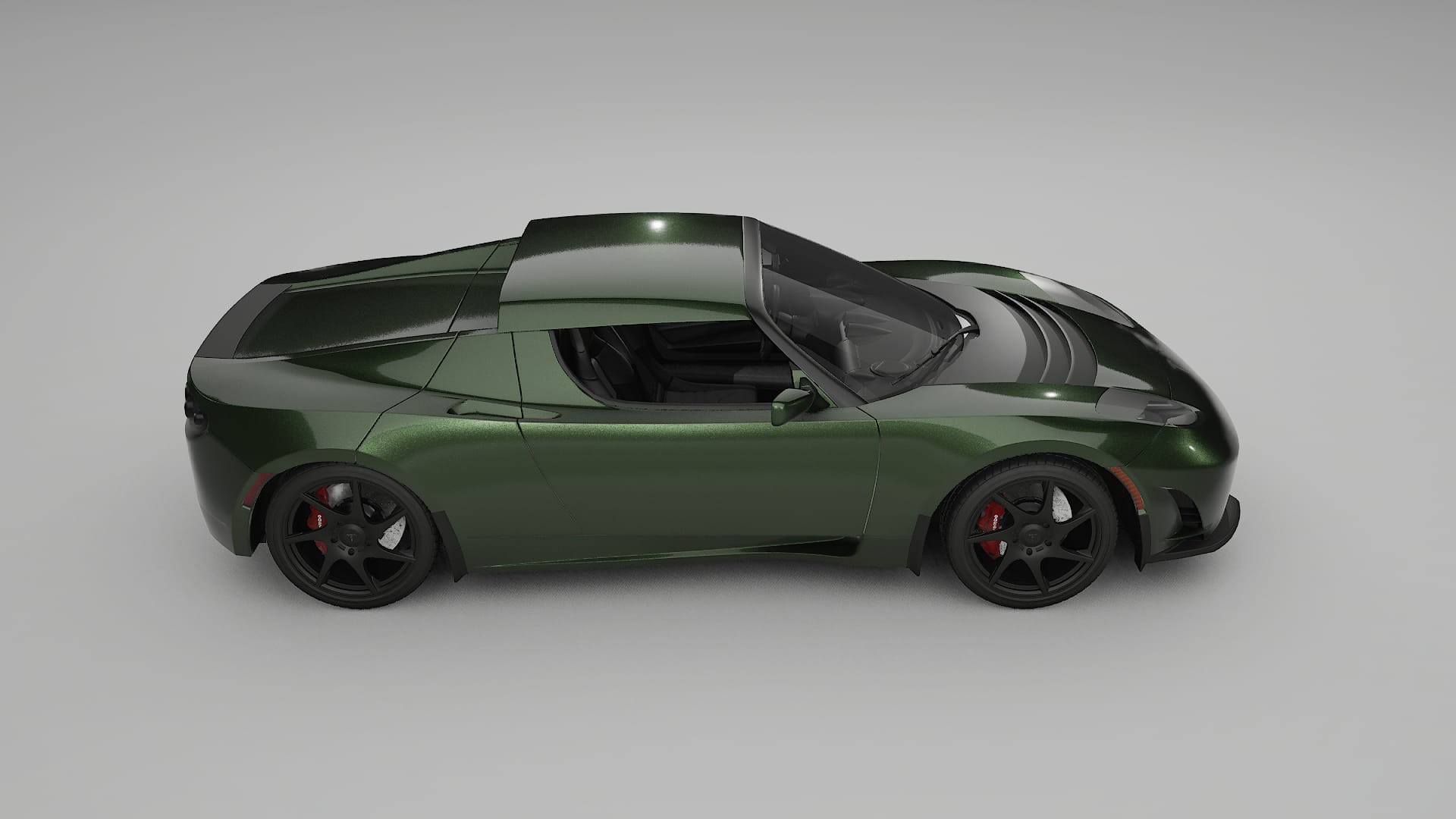 Tesla Roadster 25 TPU Lackskyddsfilm | LAGOON Färgskiftande PPF – Komplett Förskuret Kit