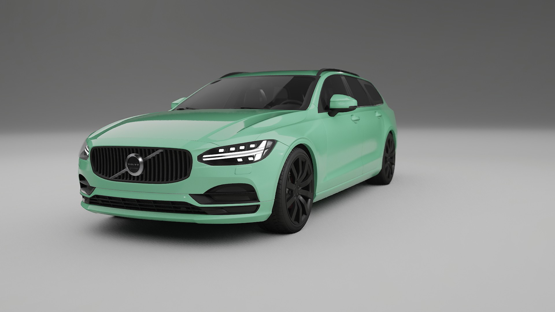 Volvo V90 P5 TPU Lackskyddsfilm | DUSTY Färgskiftande PPF – Komplett Förskuret Kit